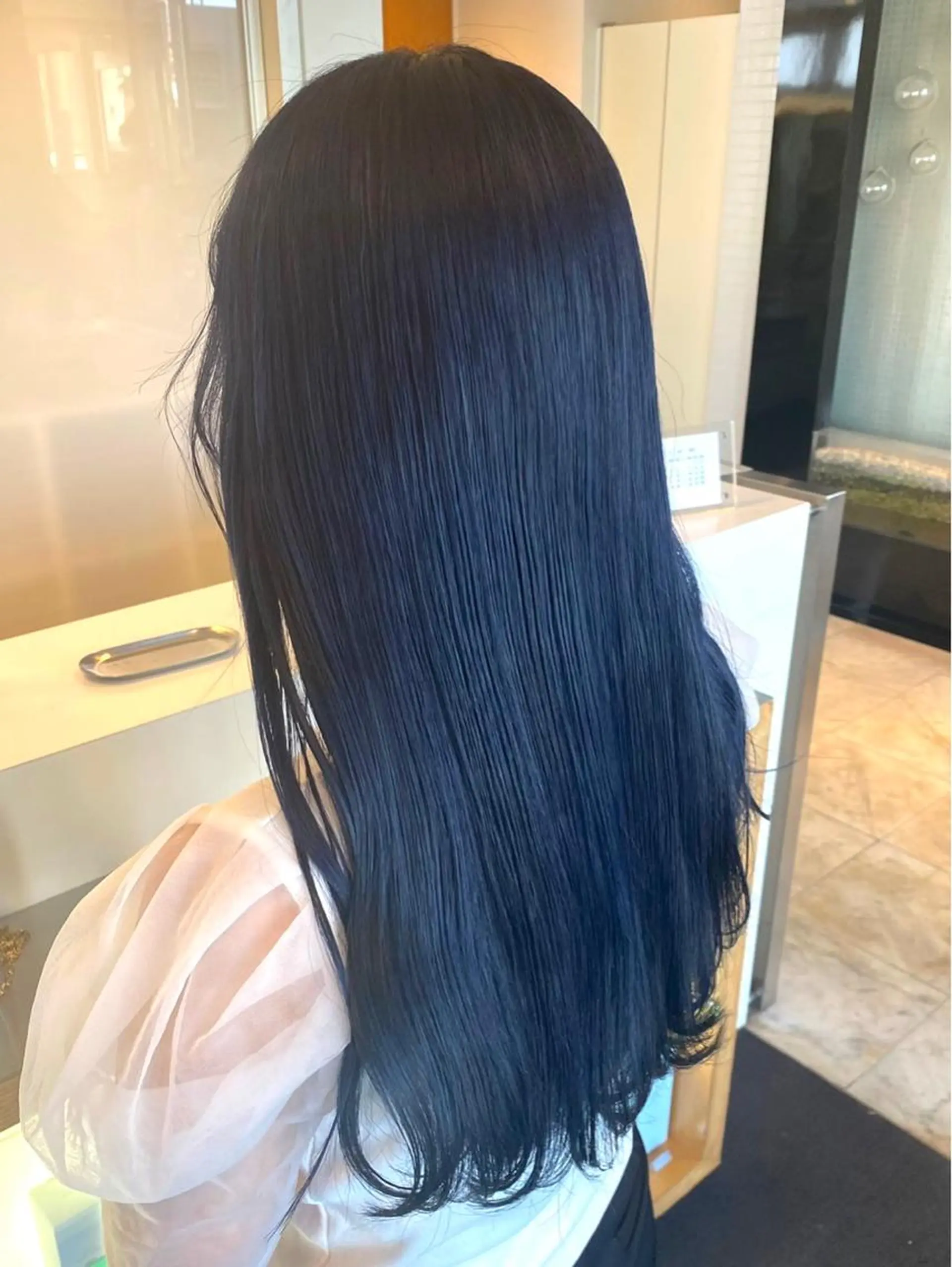 ロング カラー 名竹聖治/透明感 カラー/縮毛矯正のヘアスタイル