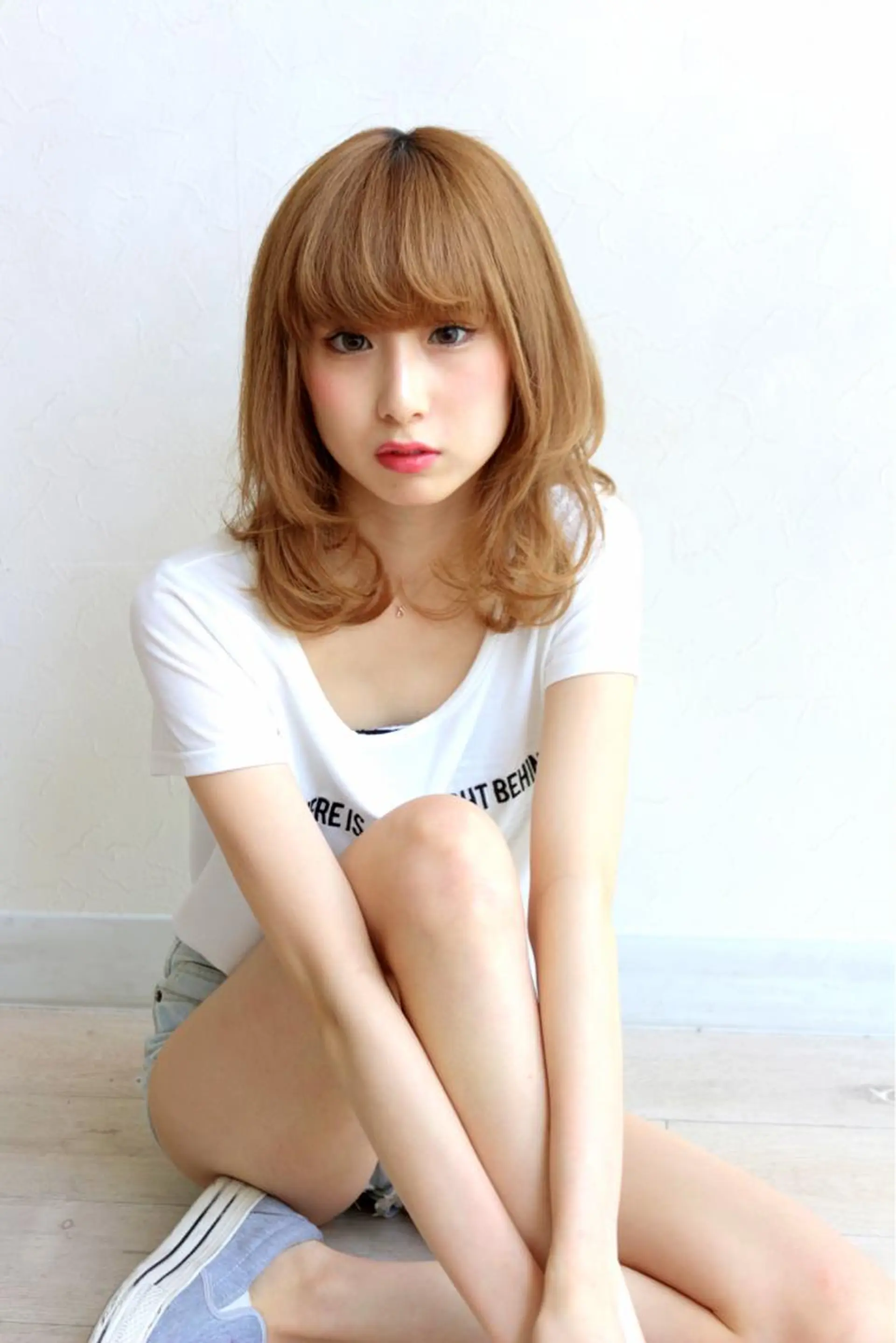 ミディアム カラー ハイトーンカラー メンズ指名多数!! SiLO 田島のヘアスタイル