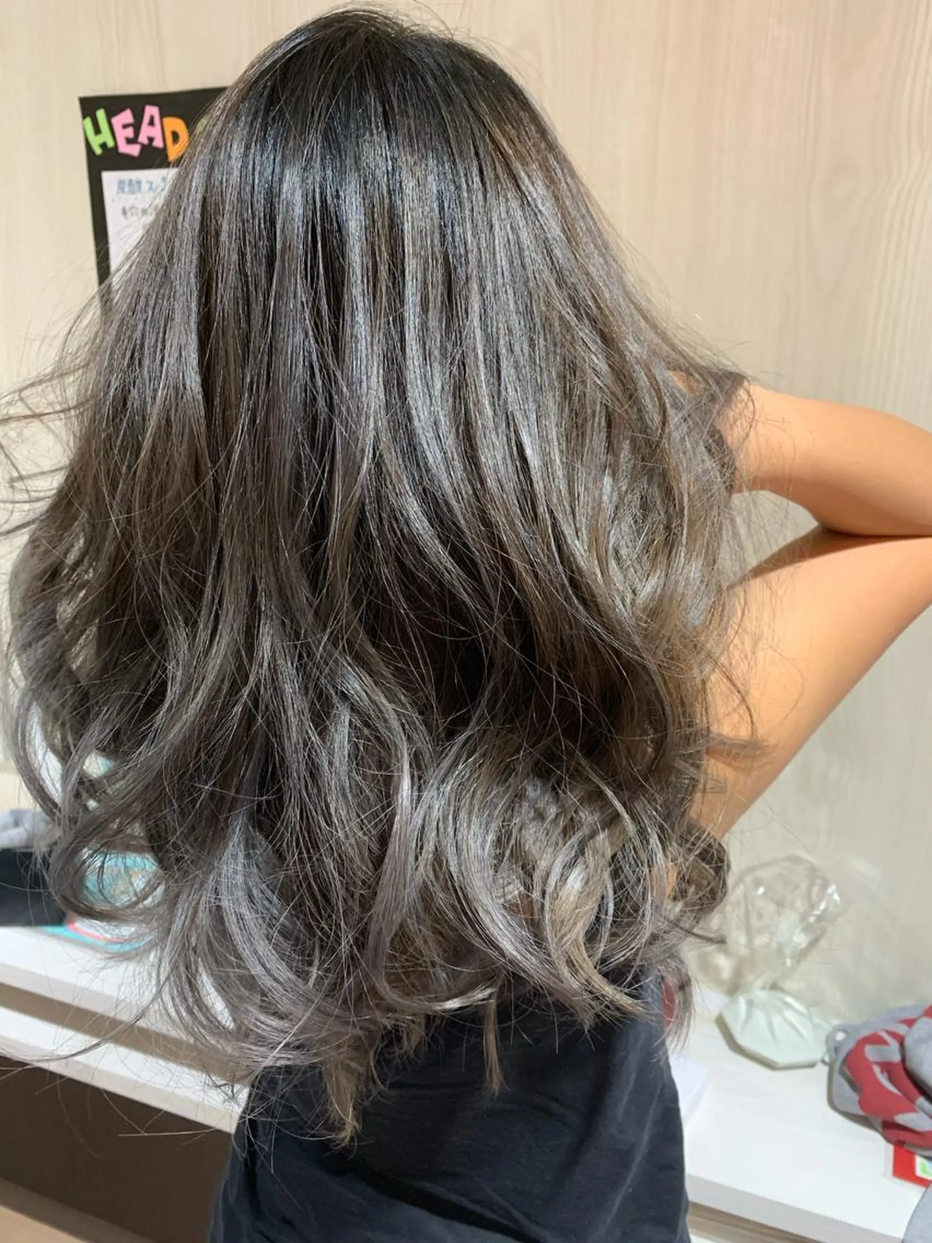 ロング カラー ヘアアレンジ グレージュ カット ヘアカラー トリートメント hair & spa Nalu所属・hair & spa Naluのヘアスタイル