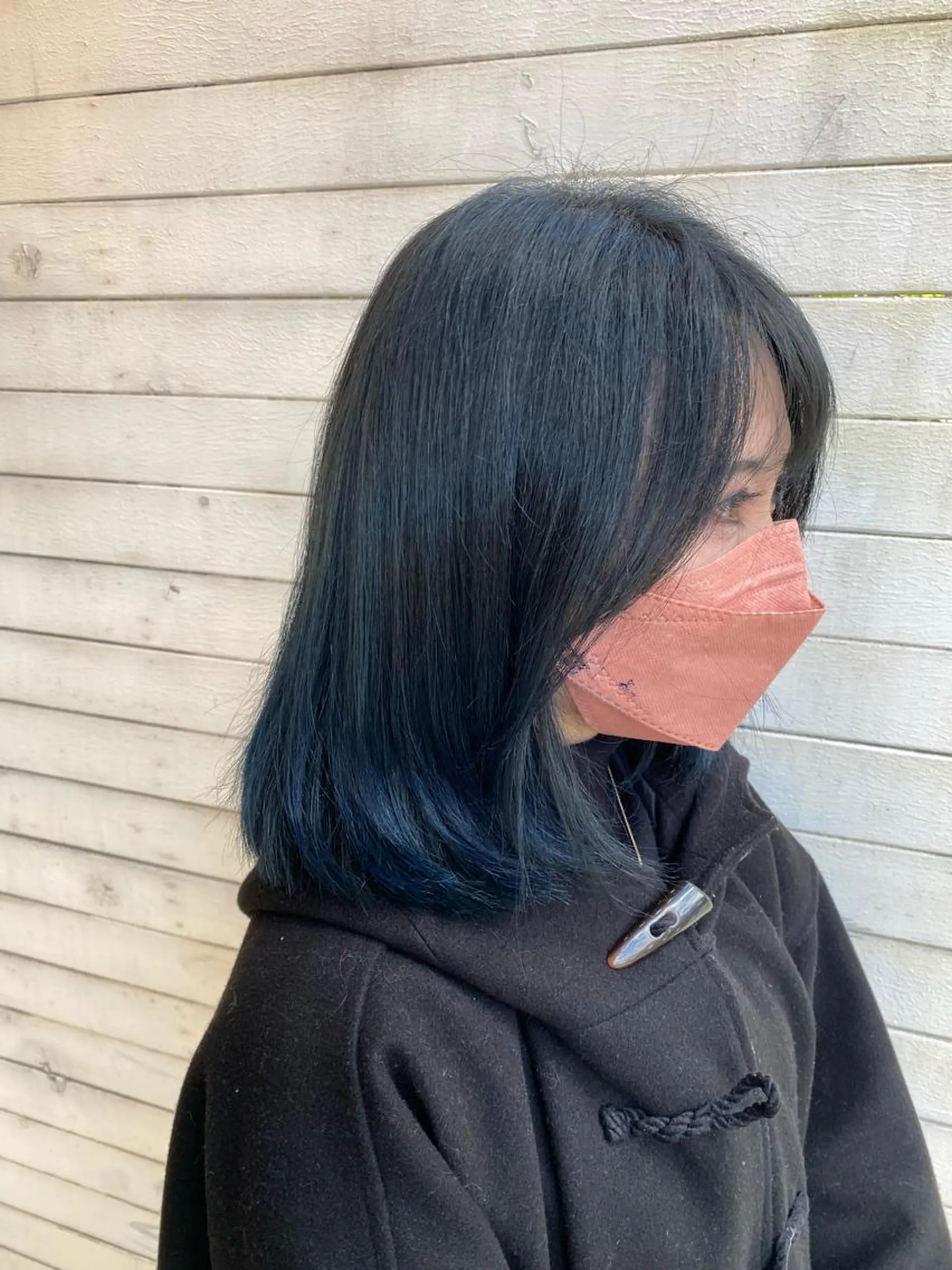 セミロング カラー ブリーチ ブルーカラー トリートメント 🌈髪質改善TR 艶カラーユウダイ🌈のヘアスタイル