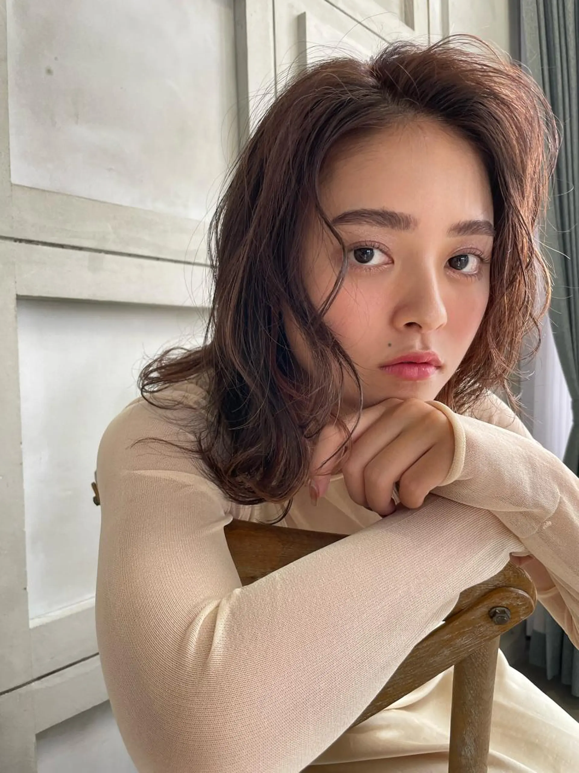 セミロング カット ヘアカラー トリートメント STUD hairsalon所属・STUD YUKIのヘアスタイル