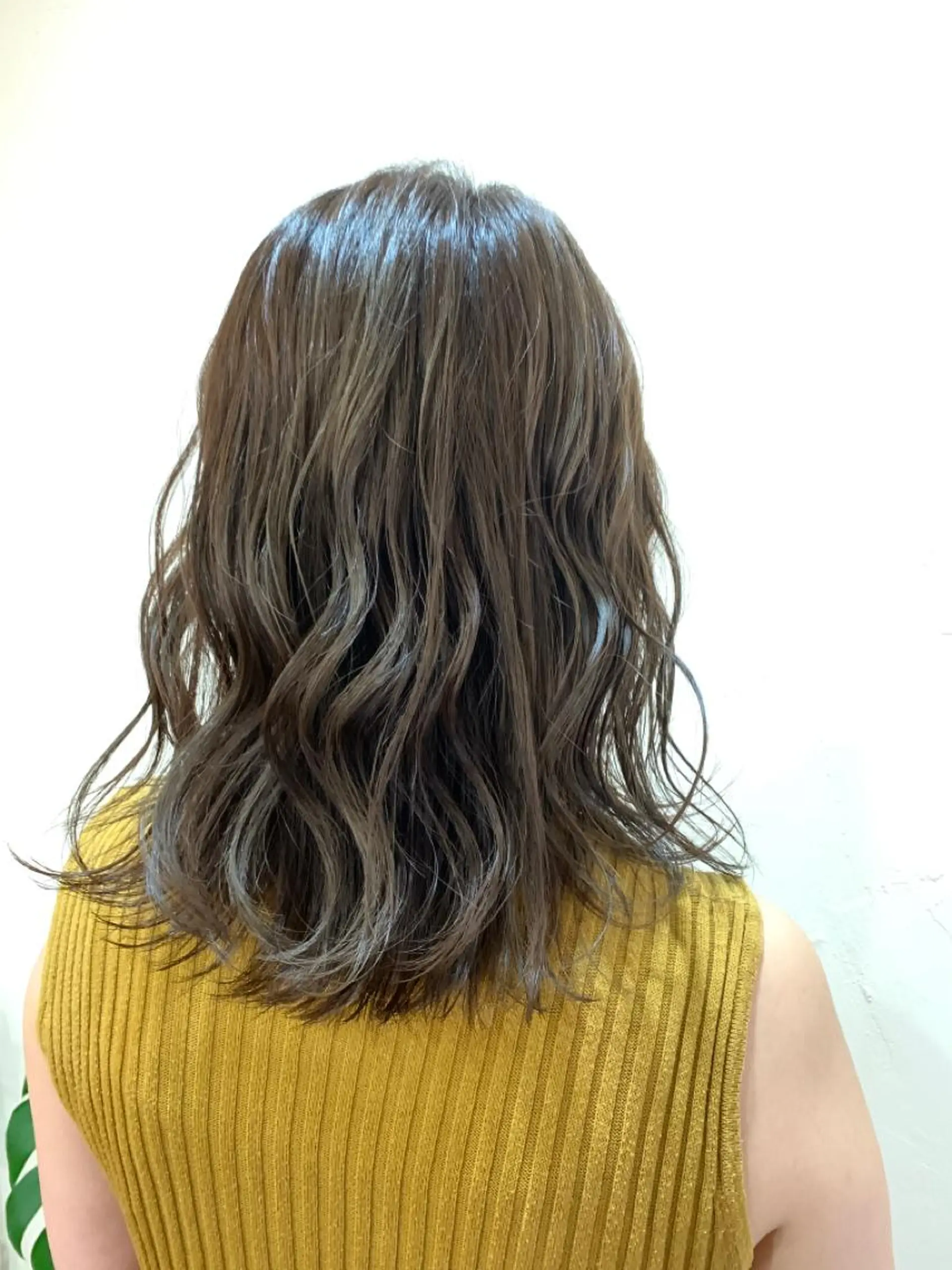 セミロング カラー 清光 泰之のヘアスタイル