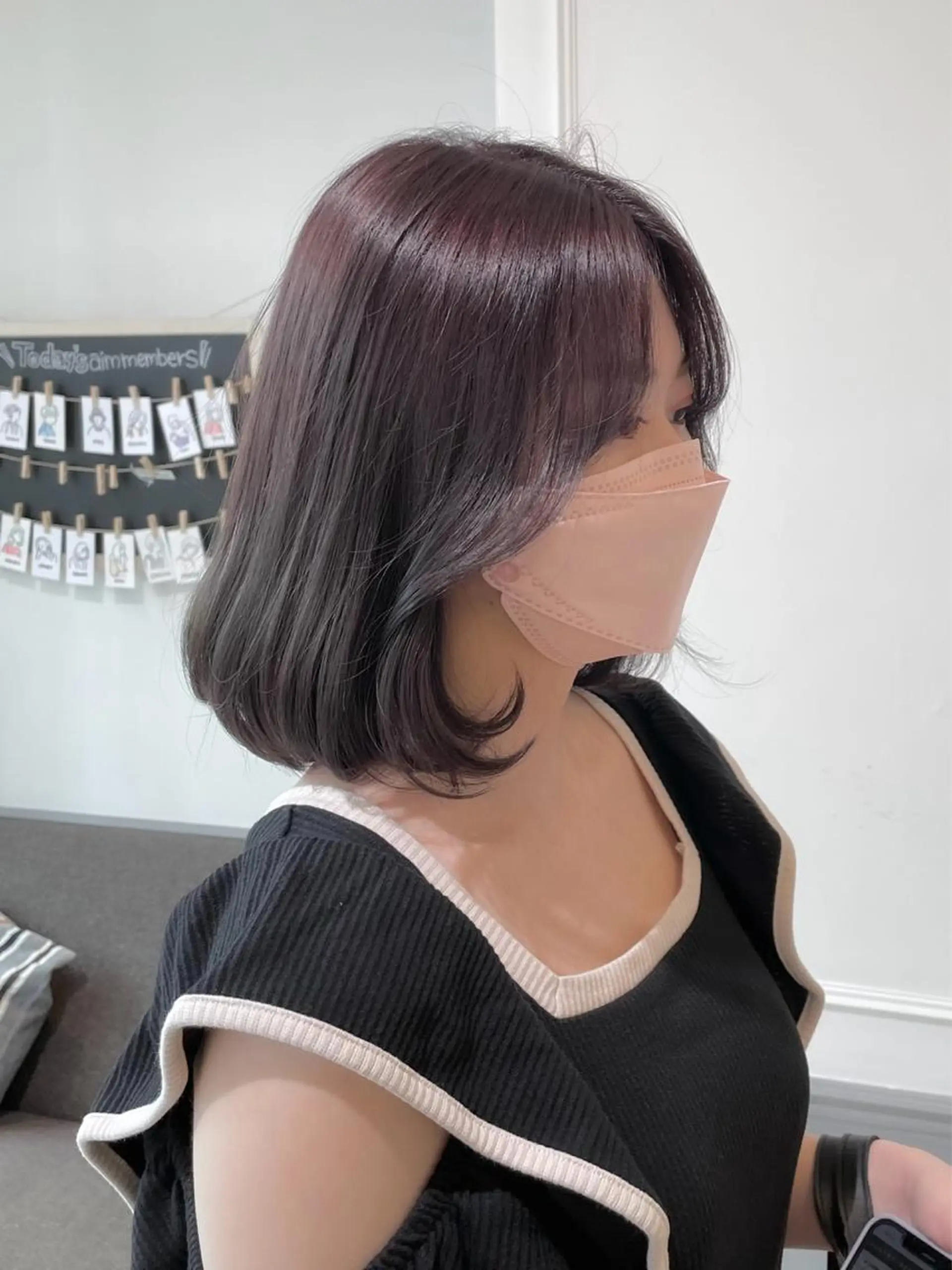 ミディアム カラー Neolive 千尋のヘアスタイル