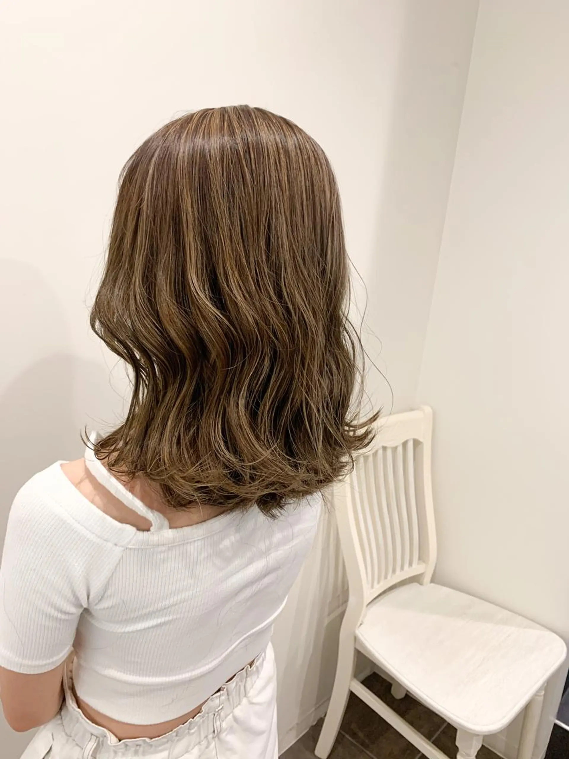 セミロング カット ヘアカラー トリートメント 新宿/ 田口雄大のヘアスタイル