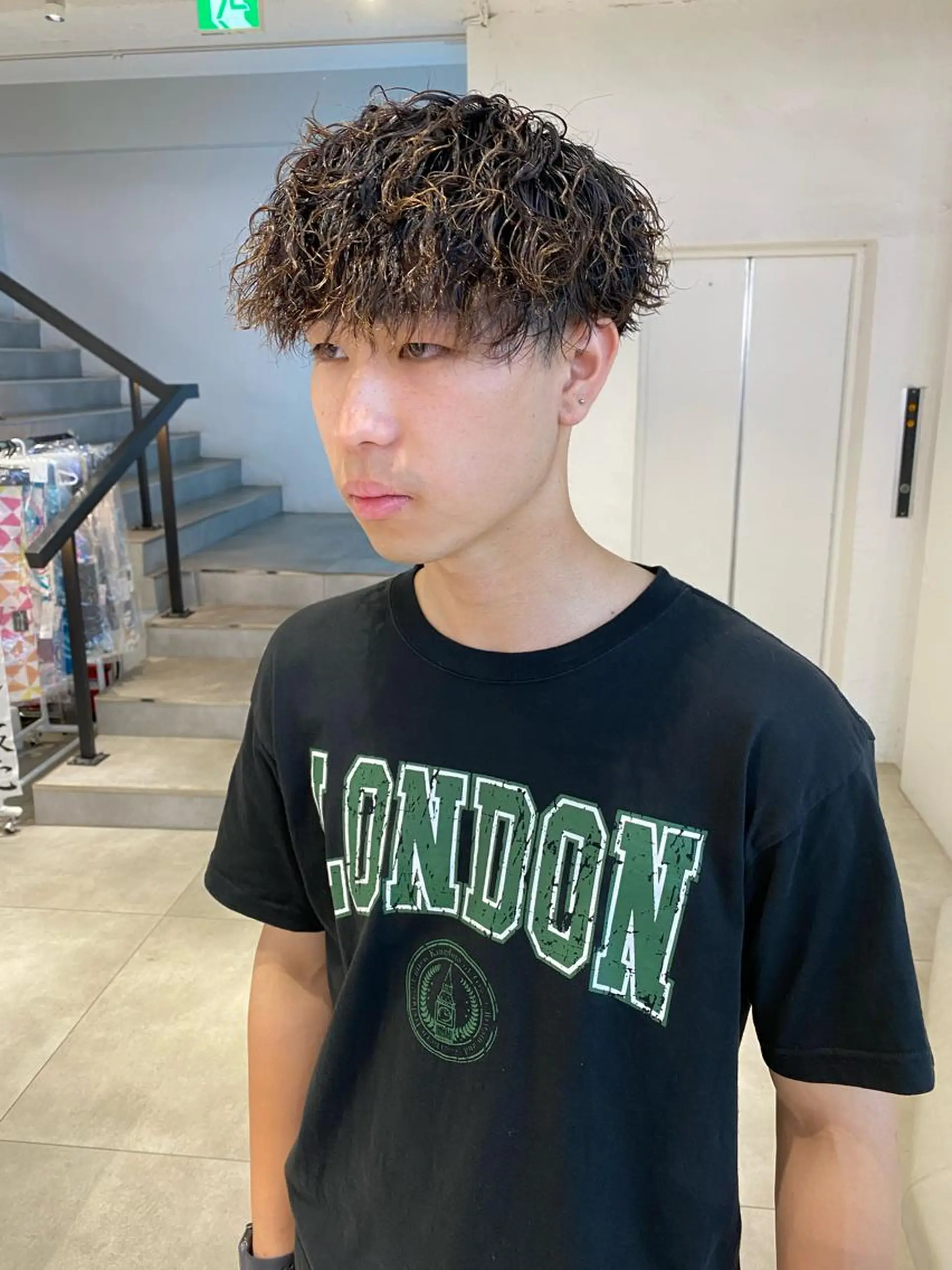 パーマ メンズ 新宿【メンズパーマ】 塩澤太一のヘアスタイル