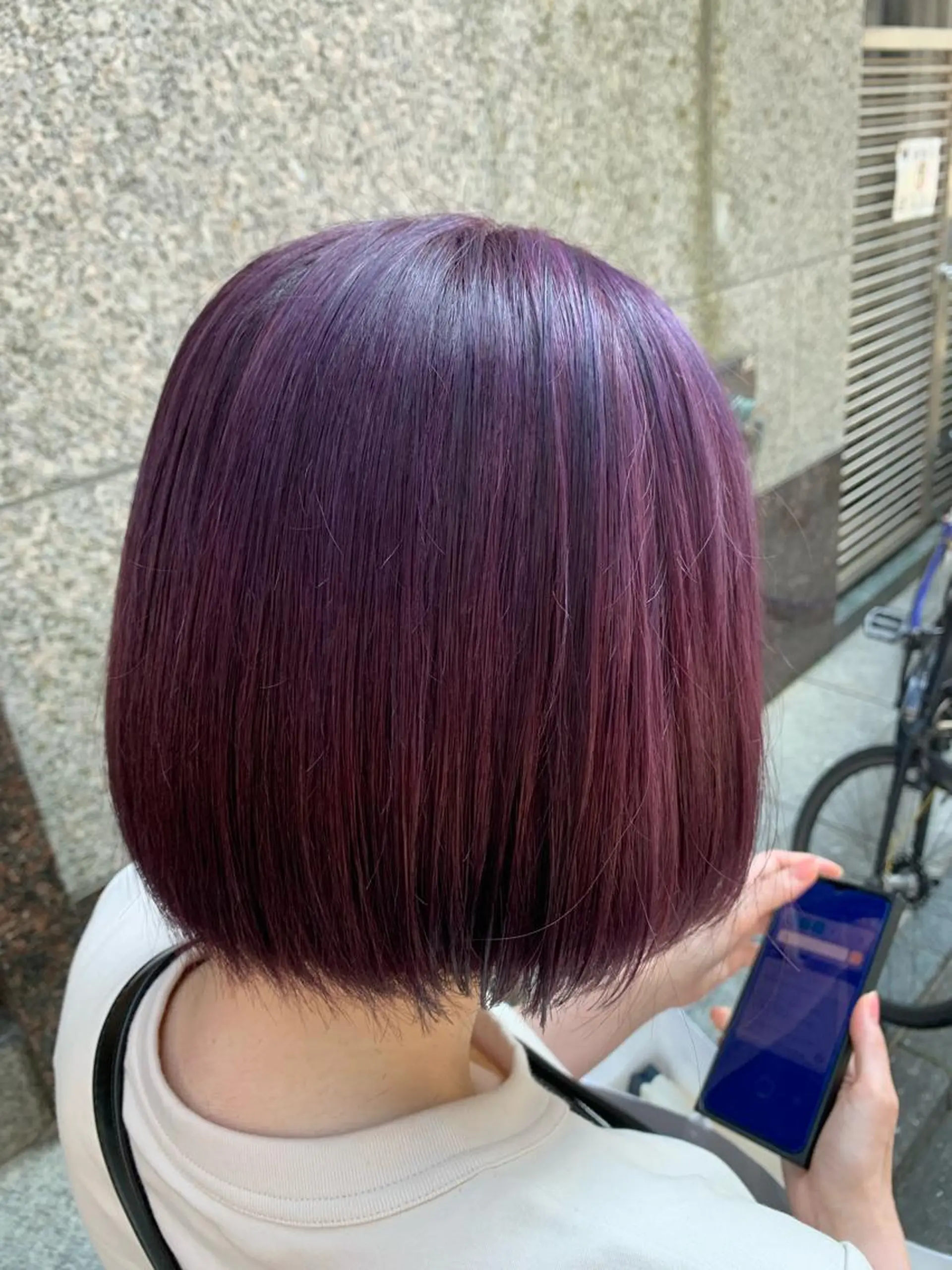 ショート カラー ヘアアレンジ ベージュカラー ブリーチ ケアブリーチ カシス ダブルカラー ✨🧸チバ ダイスケ🧸✨のヘアスタイル