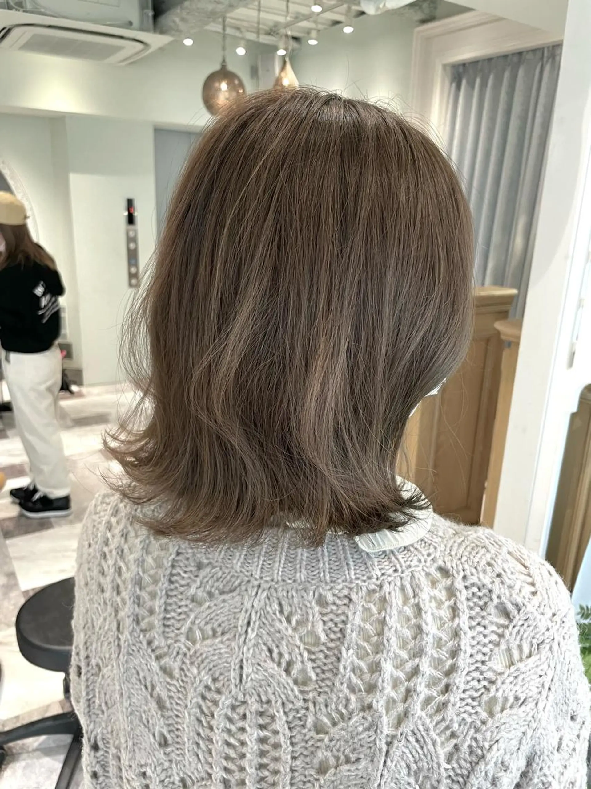 ミディアム カラー バレイヤージュ ブリーチ ケアブリーチ ダブルカラー グラデーションカラー 美髪/カラー 美容院🌈渡辺隼也のヘアスタイル