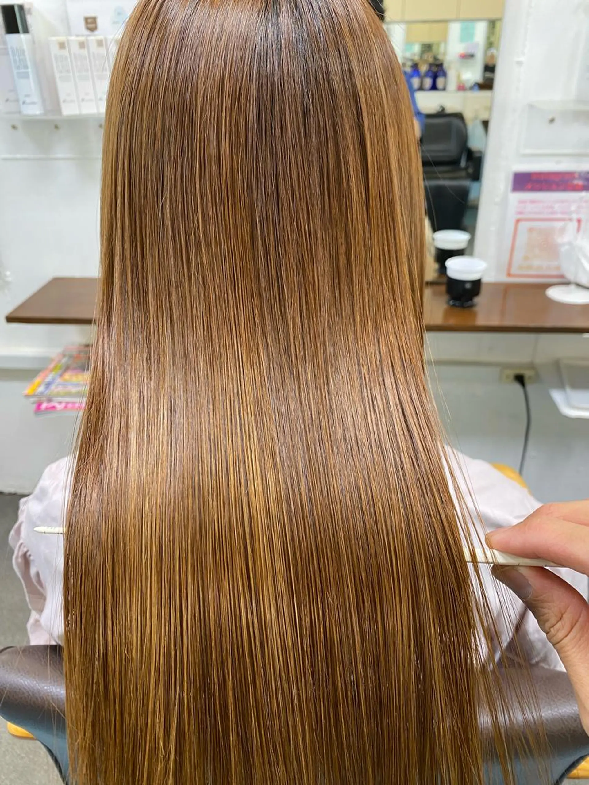 ロング カラー 髪質改善 カット ヘアカラー トリートメント 【髪質改善】に特化 オリーブオイルクラブのヘアスタイル