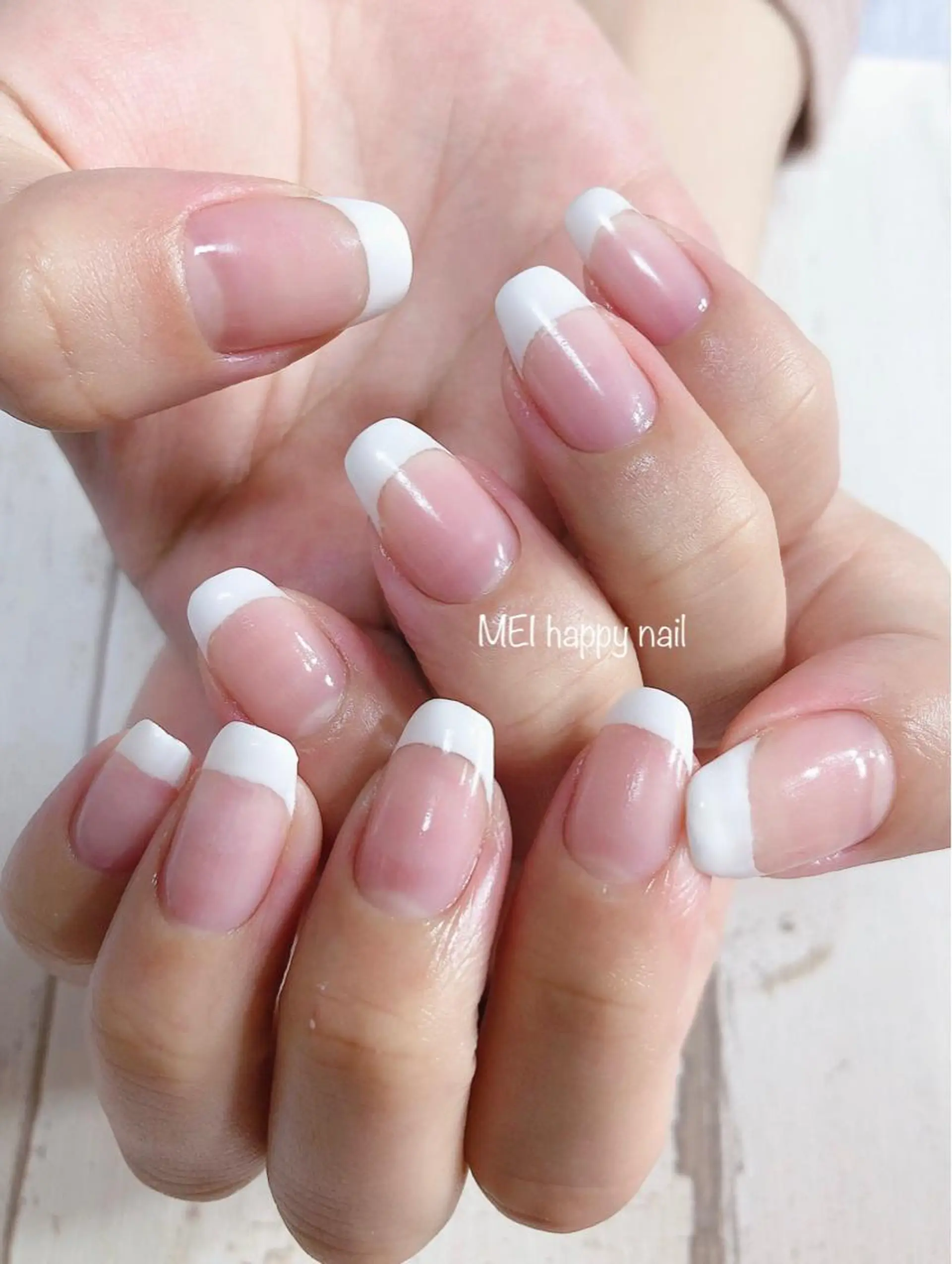 ネイル 北浦和 自爪育成ケアのネイルデザイン