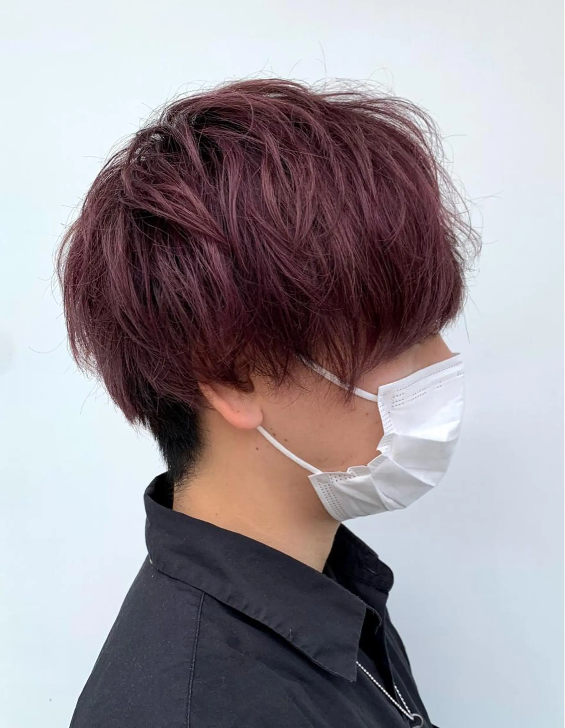 ショート カラー ナカタケ ユウのヘアスタイル