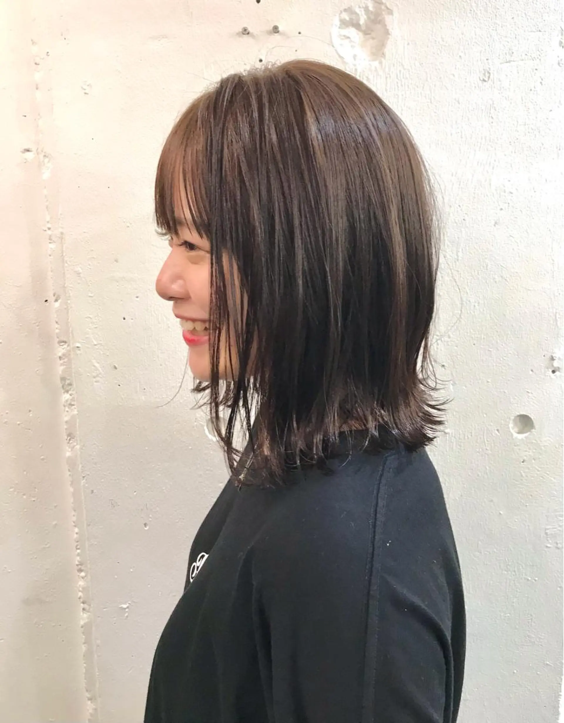 ミディアム カラー 木村陸弥 似合わせ 透明感カラー🌿のヘアスタイル