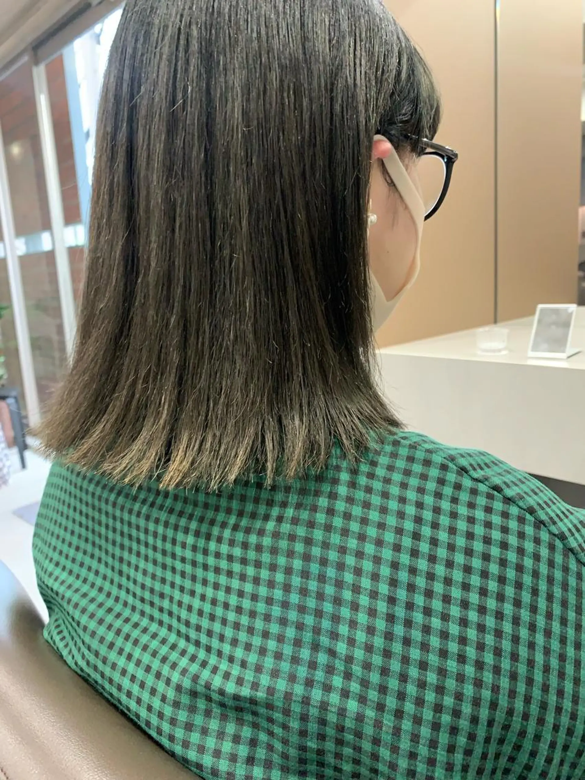 カラー ボブパーマコテ巻き風 パーマNo1深江秀平のヘアスタイル