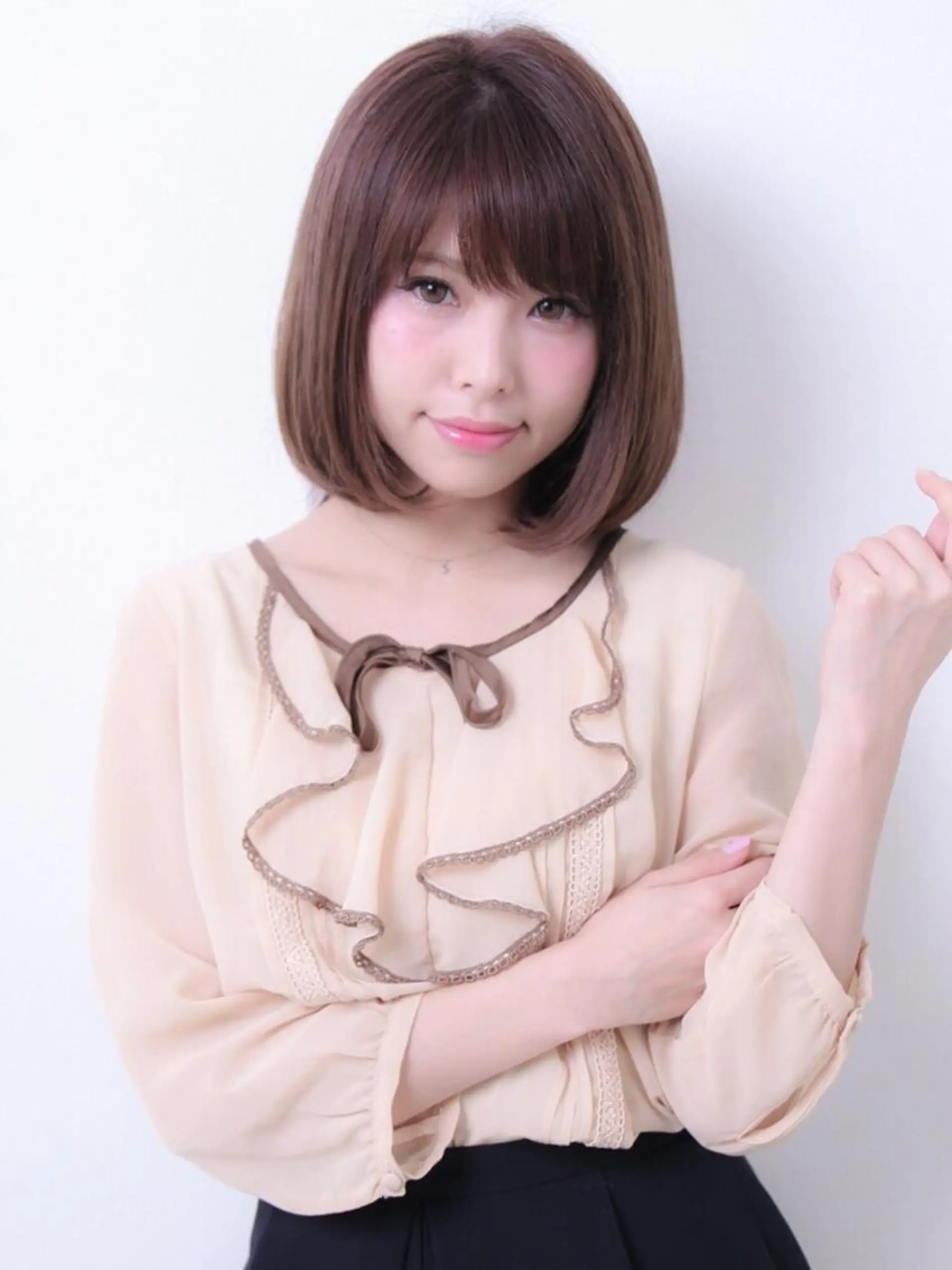 ショート ボブ 中林 由佳のヘアスタイル