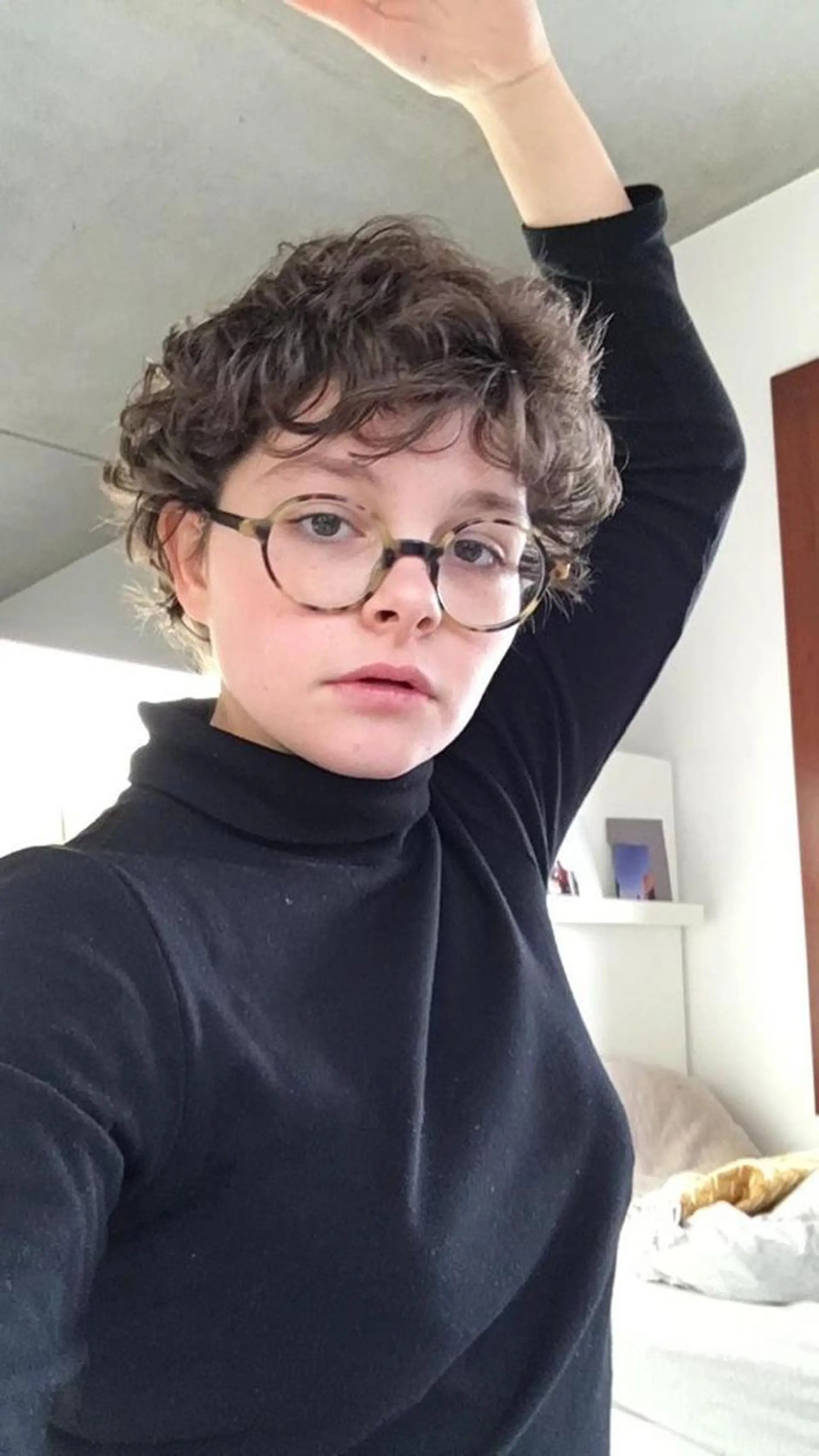 ショート カラー パーマ メンズ カット パーマ 吉田一輝 外国人パーマのヘアスタイル