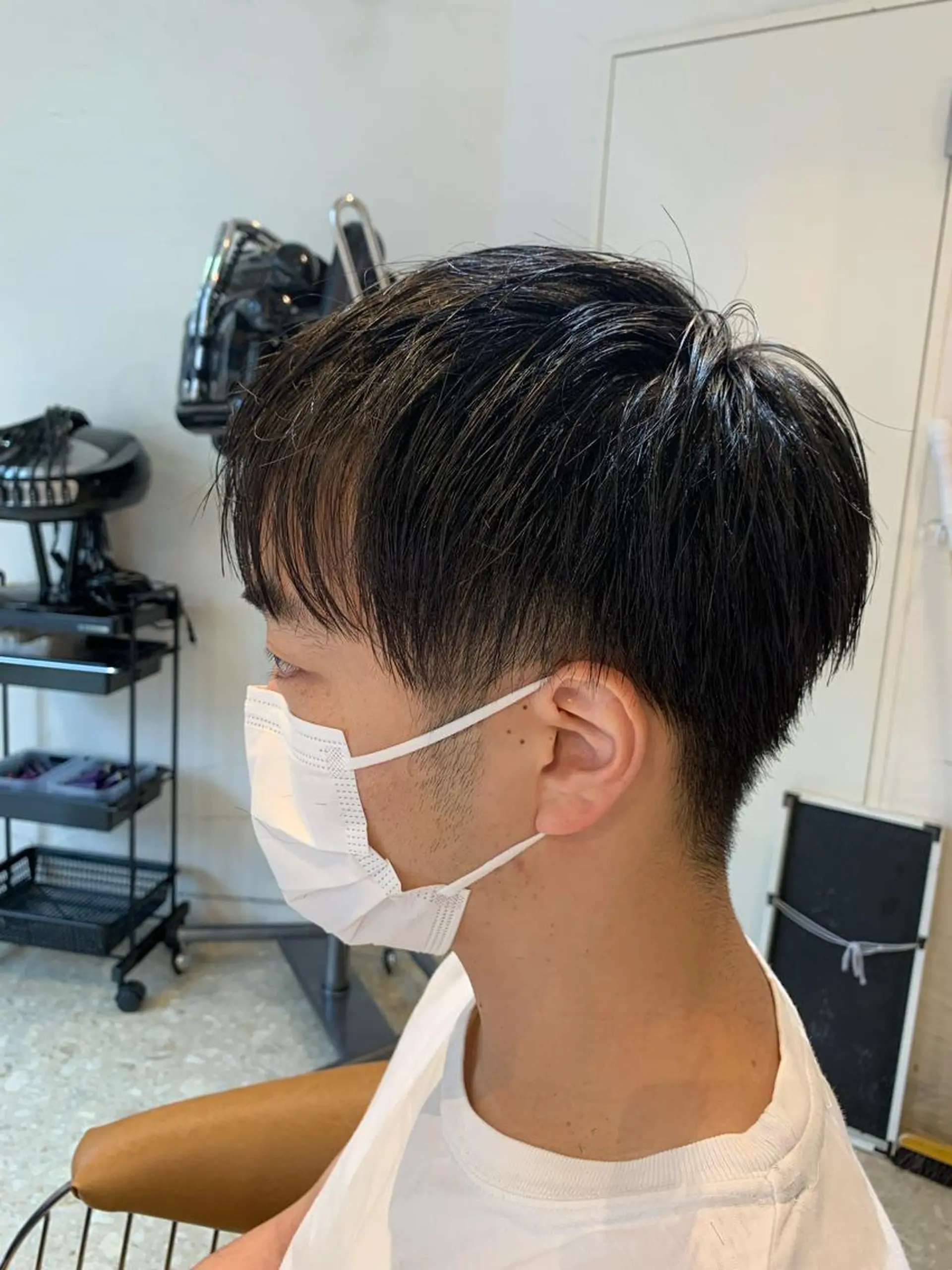 メンズ カット パーマ うしだ かおるのヘアスタイル