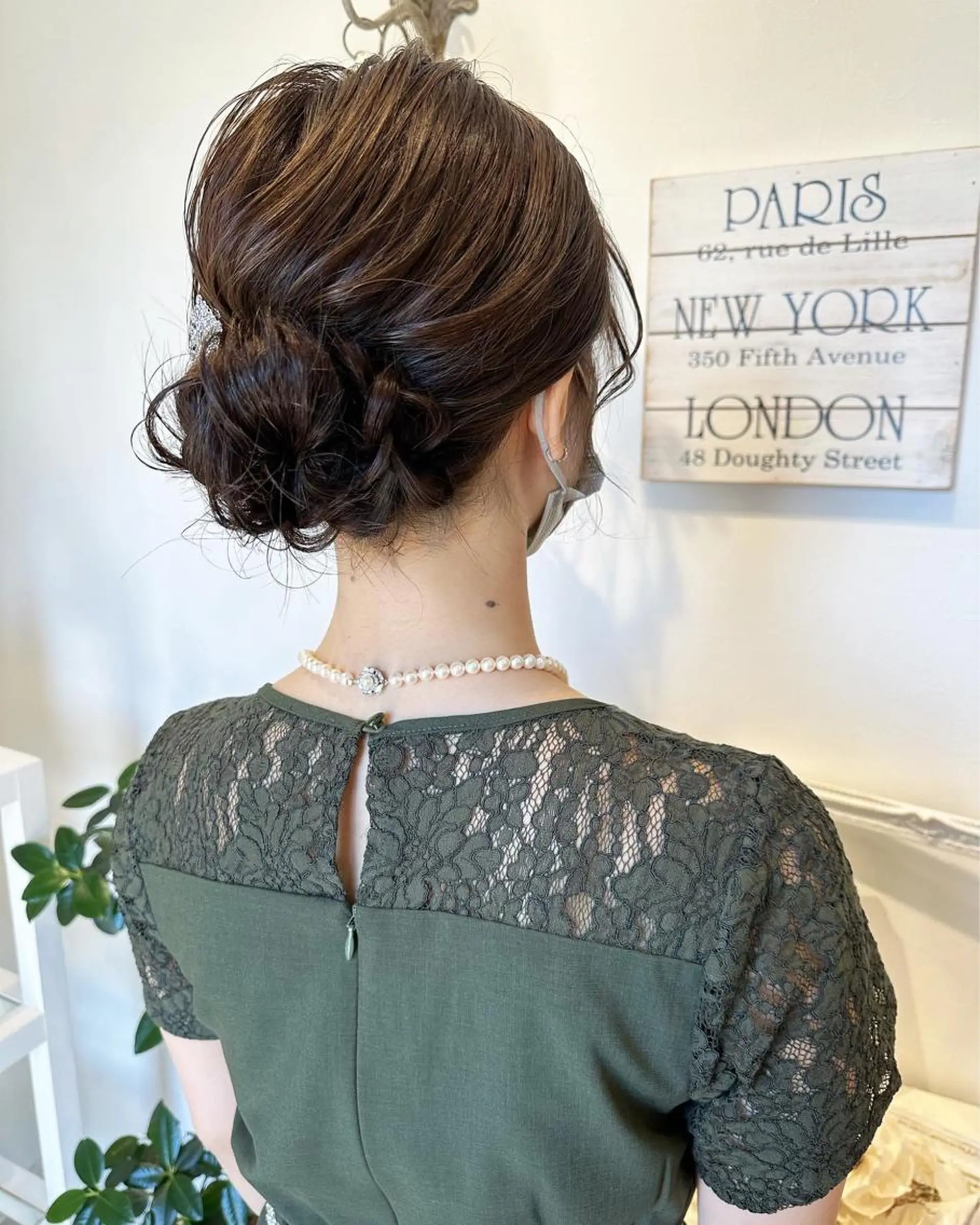 ミディアム ヘアセット 荒木 ひろかのヘアスタイル