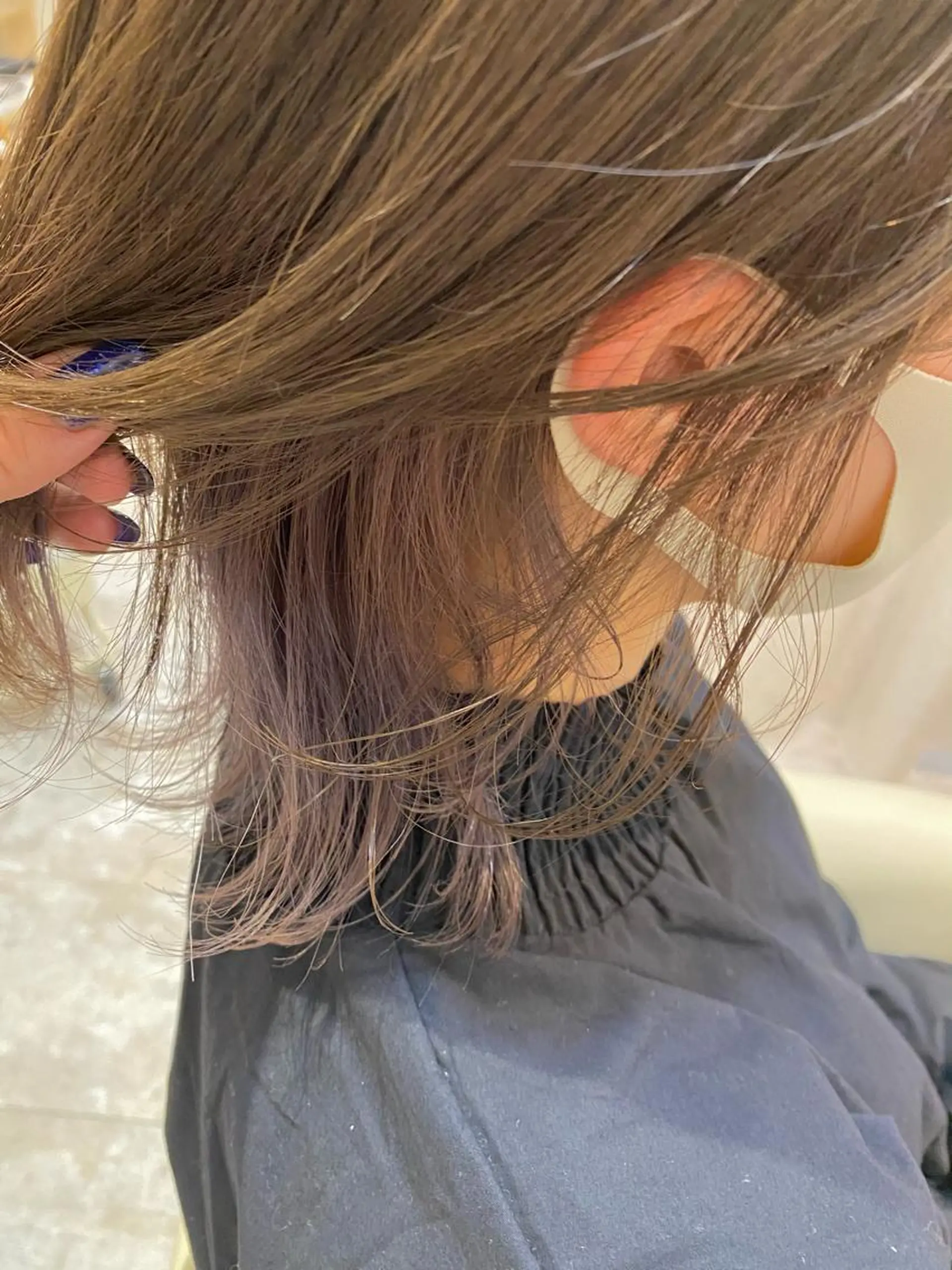 ミディアム カラー ヘアアレンジ Design Color🐰アユミのヘアスタイル