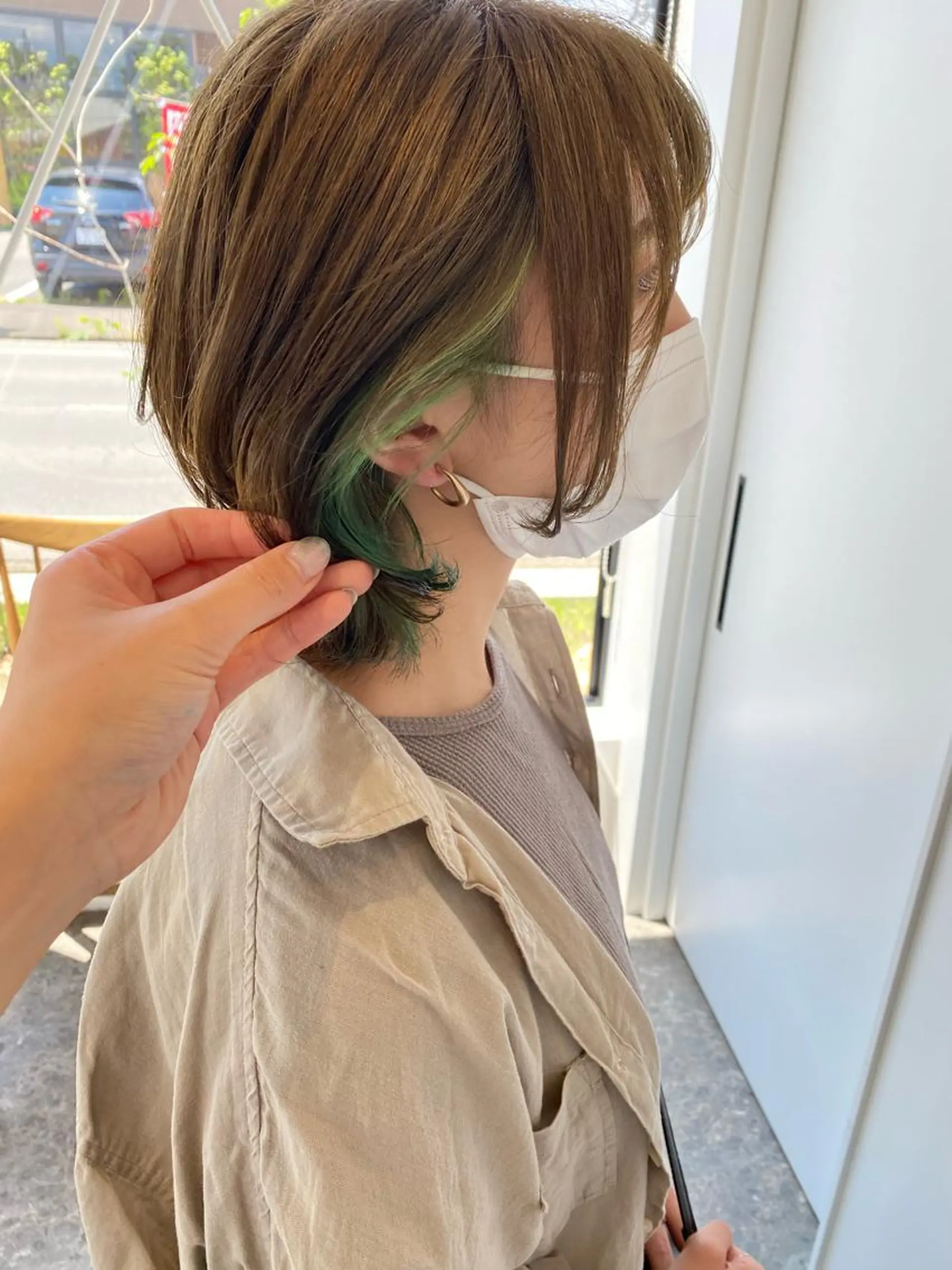 ショート ヤマグチ ナツキのヘアスタイル