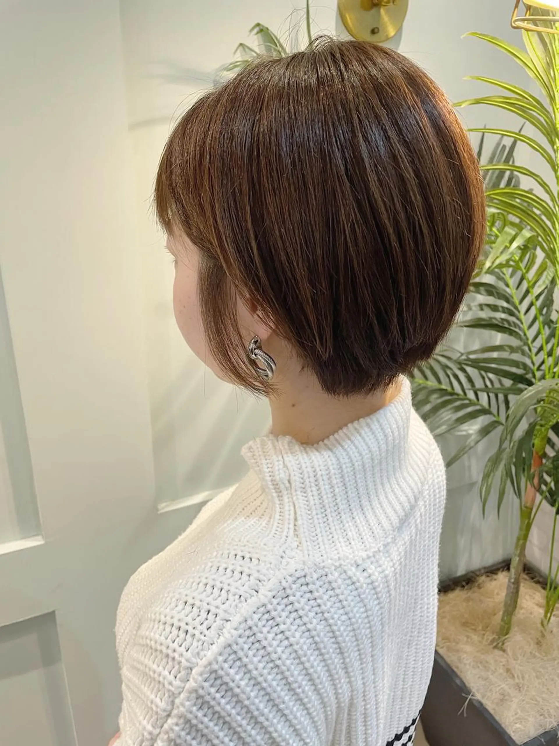 ショート カラー ケアブリーチ /髪質 改善/古橋圭史郎のヘアスタイル
