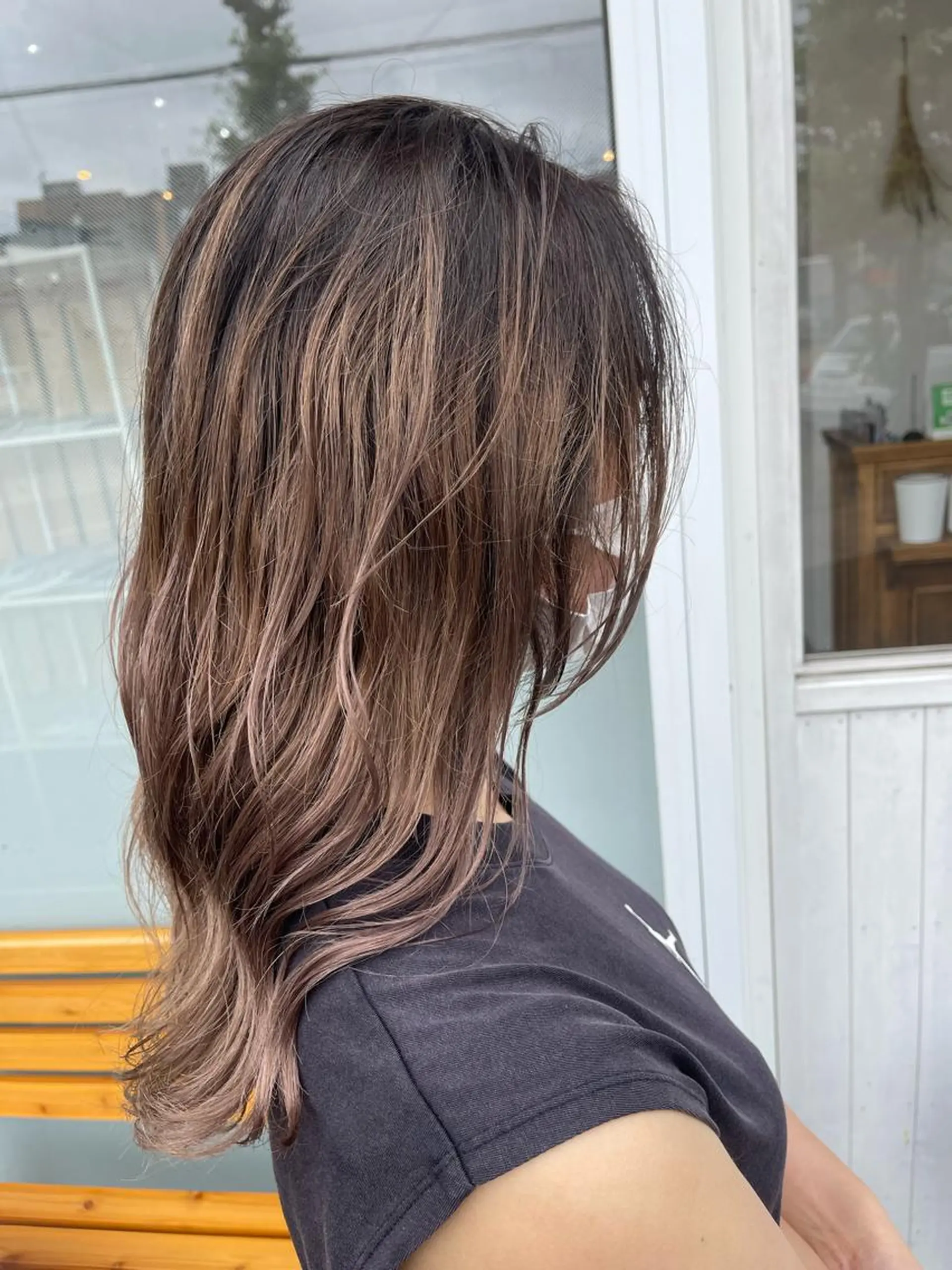 ロング カット ヘアカラー トリートメント 🍭透明感カラー 志賀拓海🍬🌈のヘアスタイル