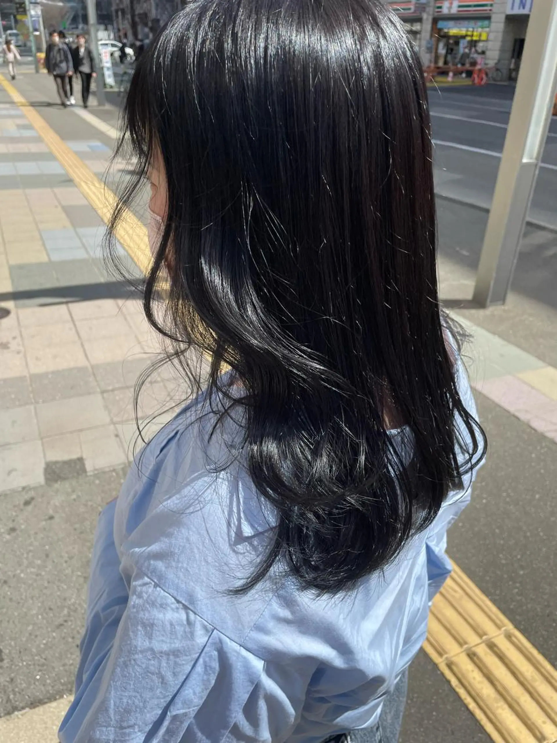 ミディアム rina／ベージュ ワンホン/韓国ヘアのヘアスタイル