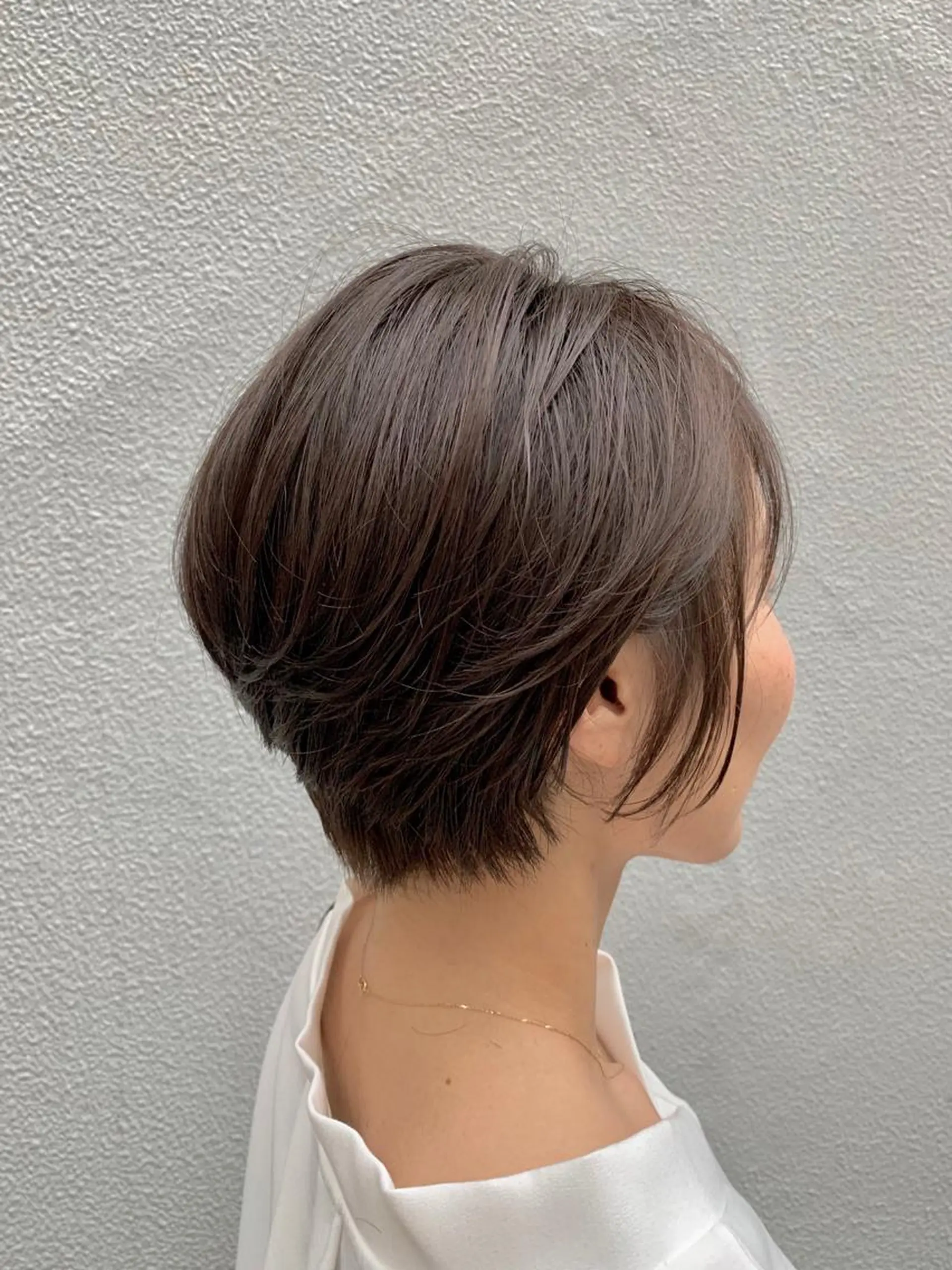 ショート カット ヘアカラー トリートメント 落合 妙佳のヘアスタイル