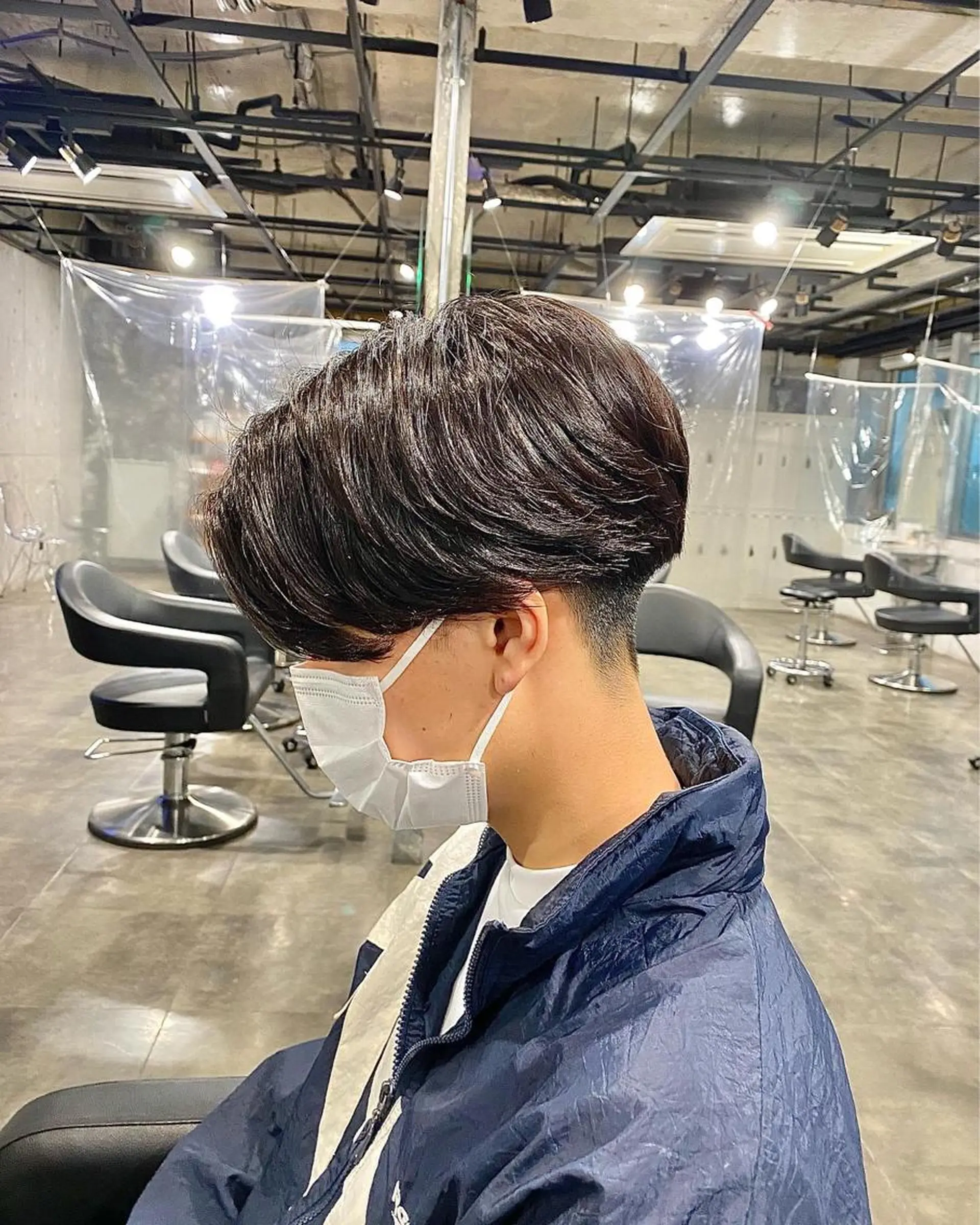 ショート パーマ メンズ 🟦ニュアンス/メン ズパーマ横浜🟦のヘアスタイル