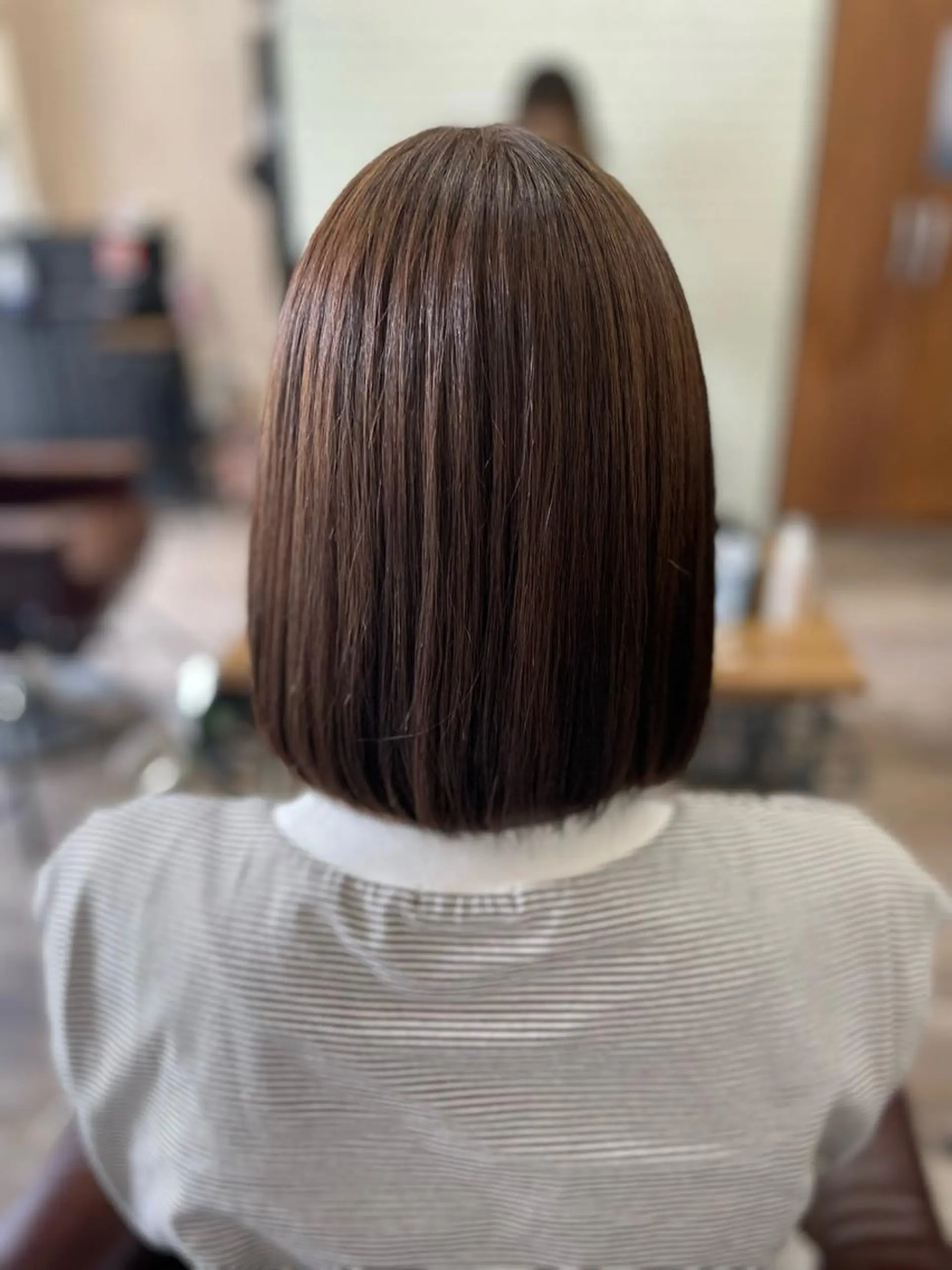 ミディアム カラー ボブ HAIR MAKE Avalon 橋本店所属・💎白髪染めも対応 🙆👌山本明菜のヘアスタイル