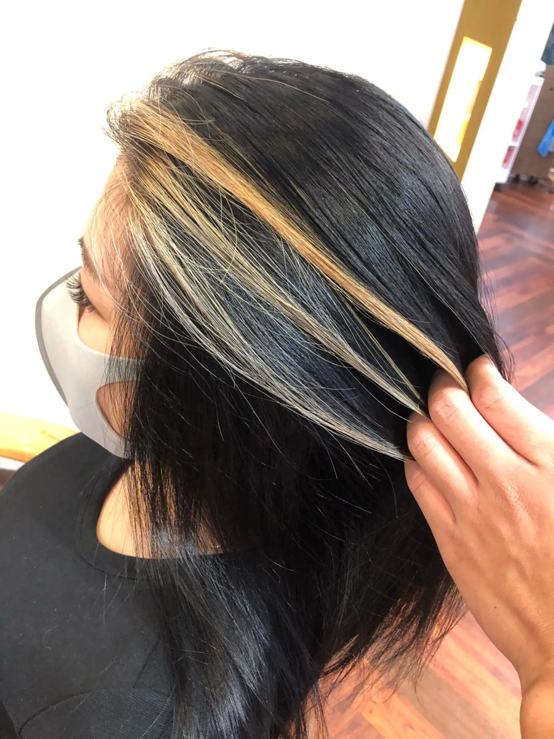 ミディアム カラー ミストバング  フェイスフレーミング marbles横浜店所属・marbles shunのヘアスタイル