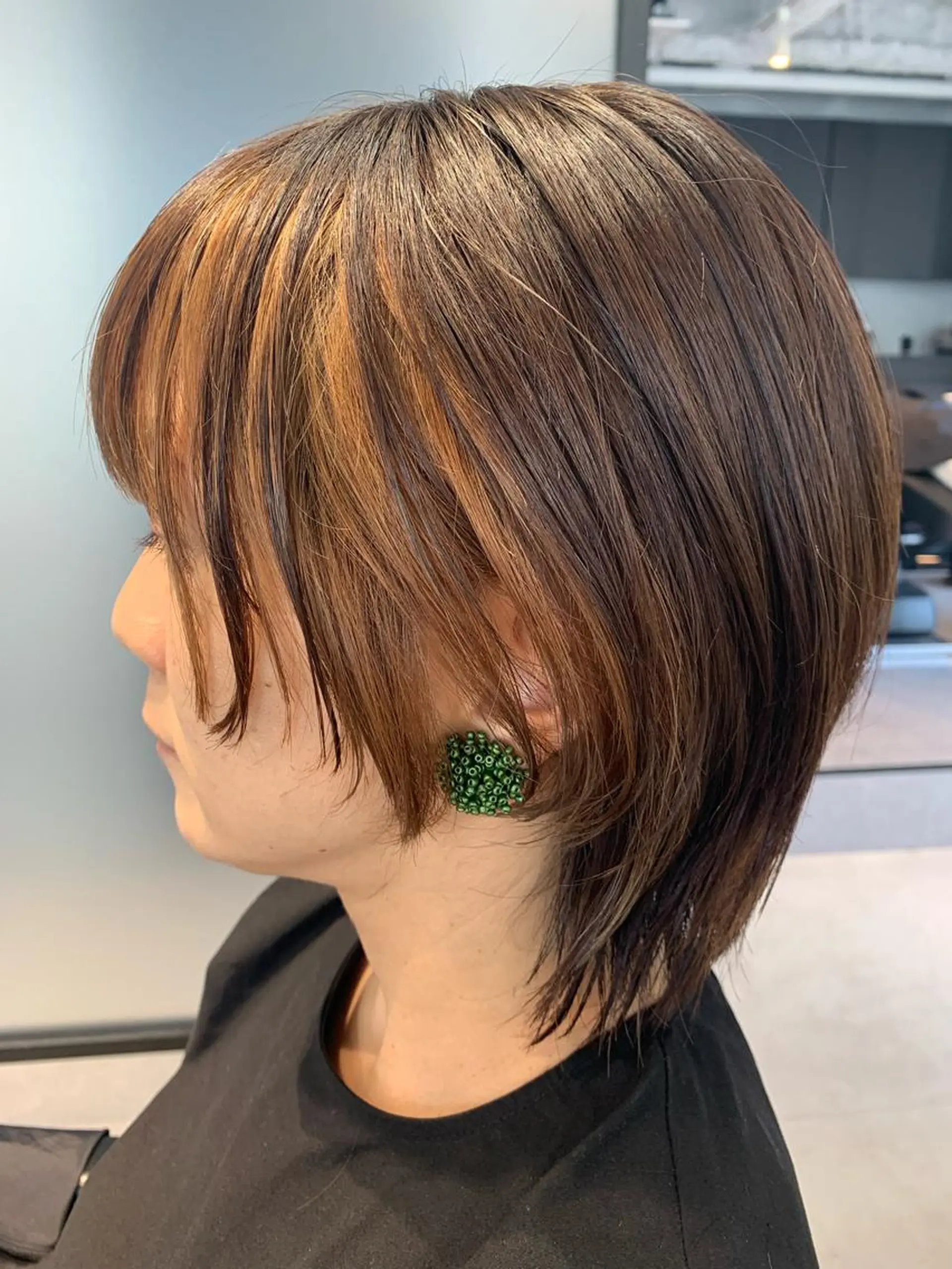 ショート wezer所属・✨透明感カラー✨髪質 改善✨国分魚生のヘアスタイル