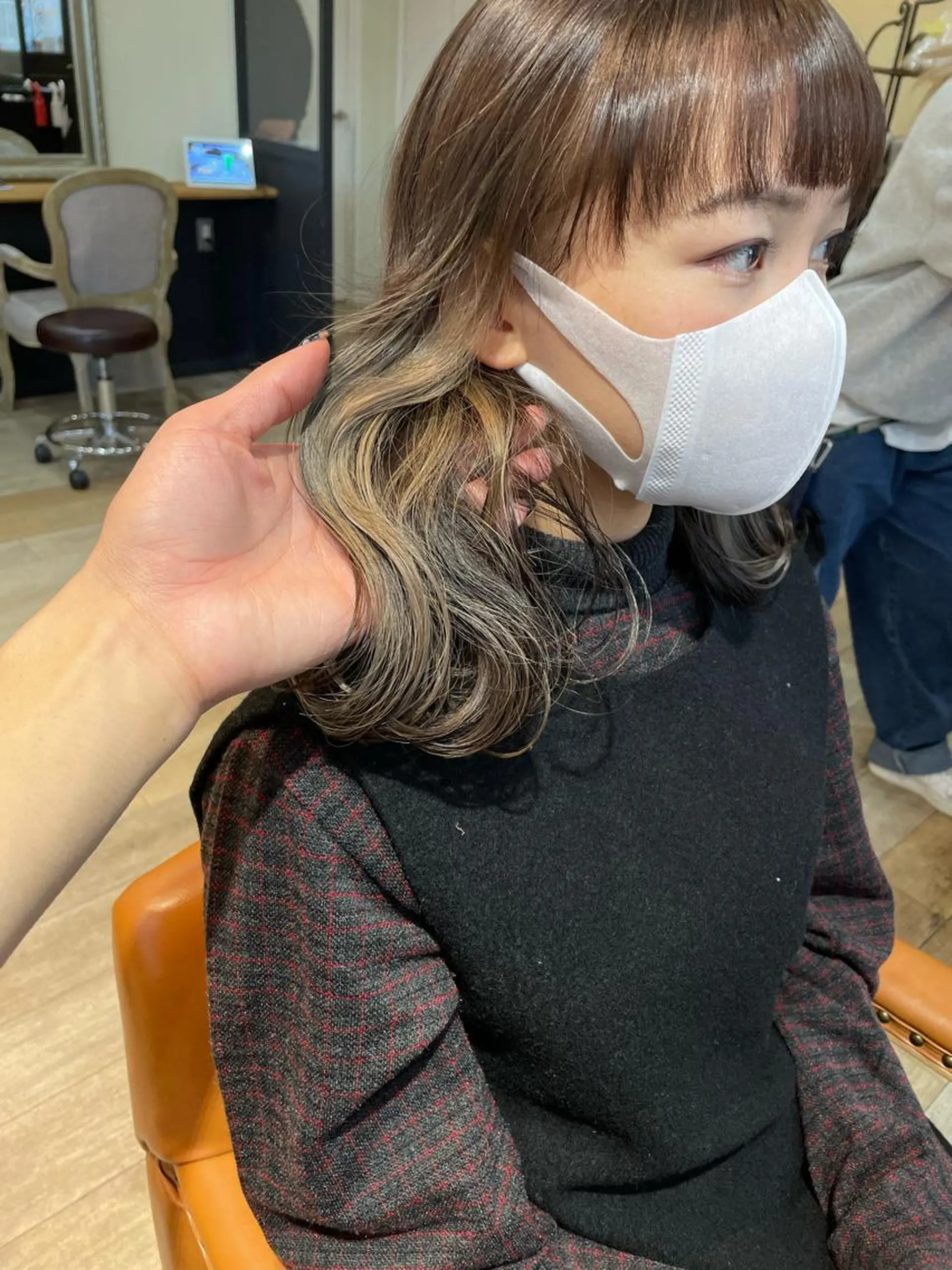 セミロング 亀川蓮 Agu hairのヘアスタイル