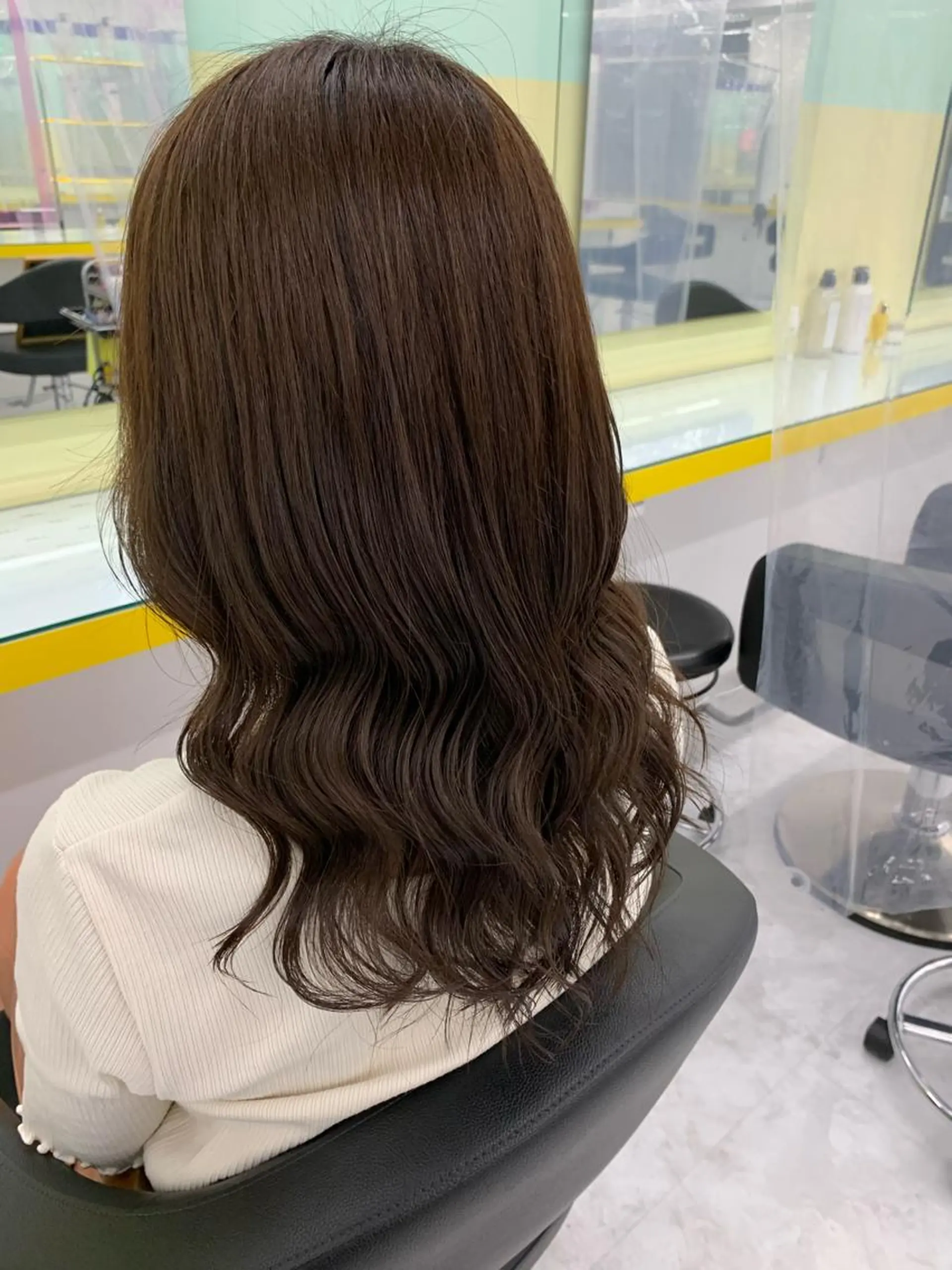 ロング ヘアカラー ヘッドスパ ヘアセット I S所属・🌿透明感カラー‪ 縮毛矯正✨かずきのヘアスタイル