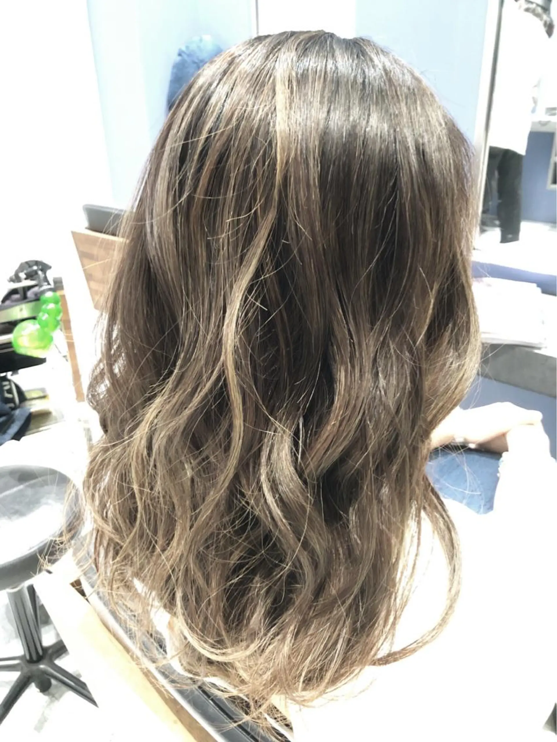 セミロング ハイライト ブリーチ縮毛矯正/ デサキ ショウヘイのヘアスタイル