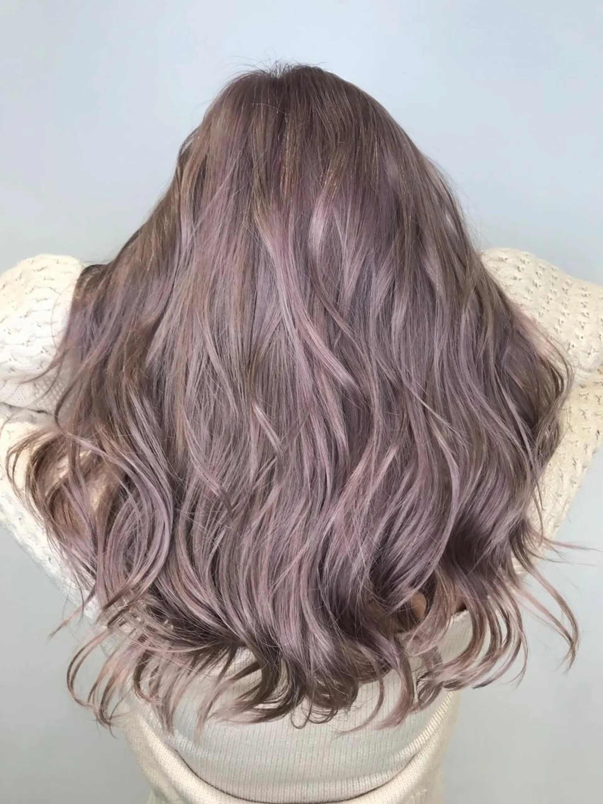 セミロング 森本 笑のヘアスタイル