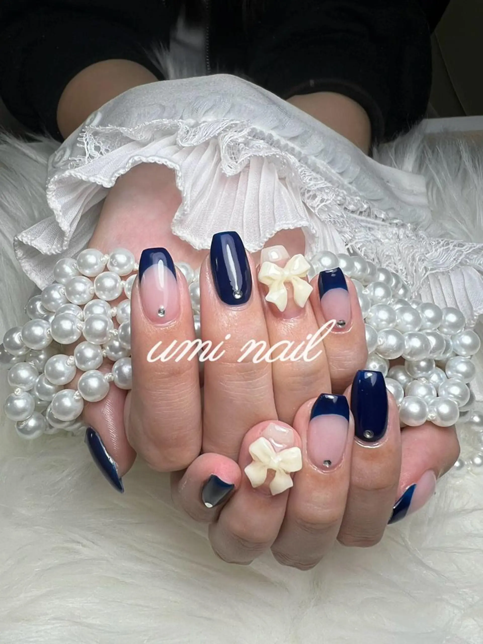 ネイル アートネイル ジェルネイル グラデーション キラキラネイル 韓国ネイル ハンドネイル ハンドケア LUXE NAIL SALONのネイルデザイン