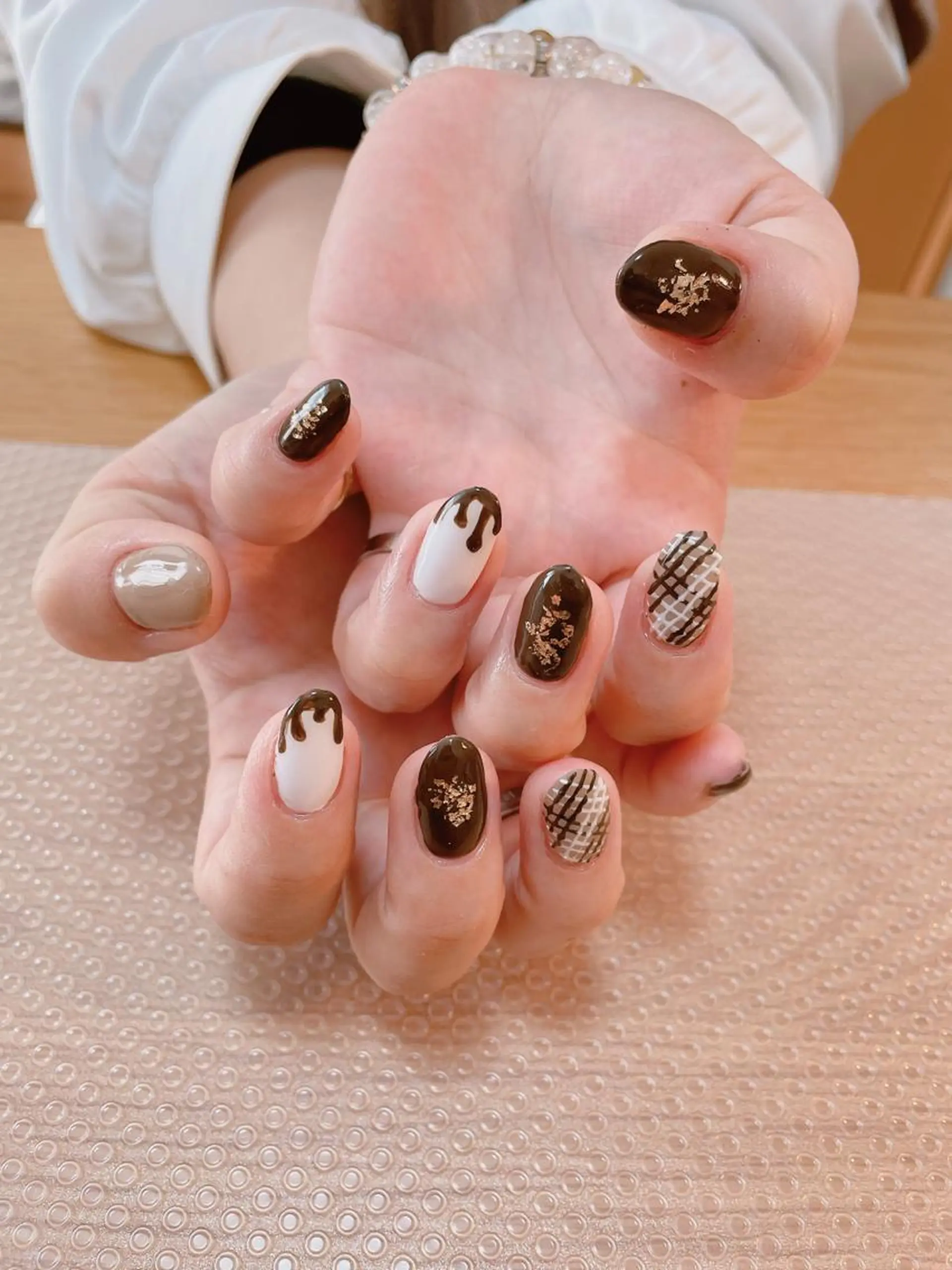 ネイル バレンタイン ハンドネイル nakamoto yuukaのネイルデザイン