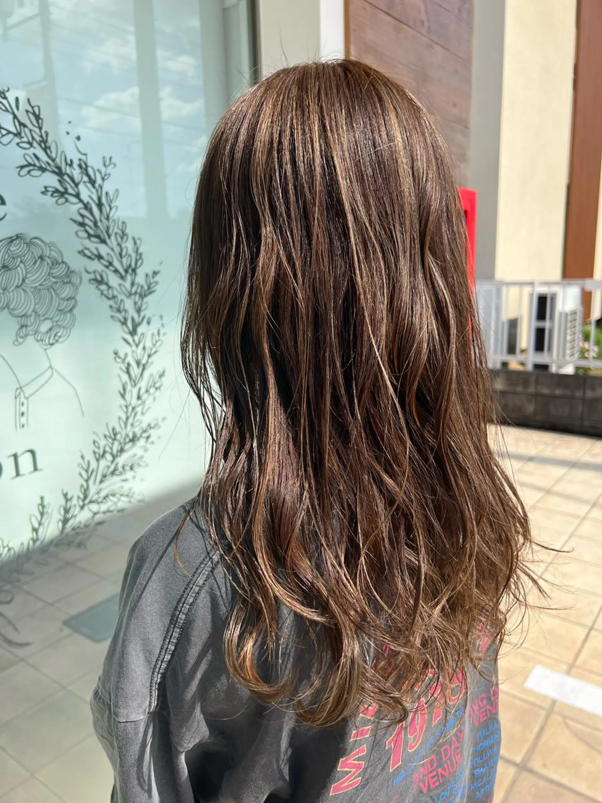 セミロング ヘアカラー SATO RISAのヘアスタイル