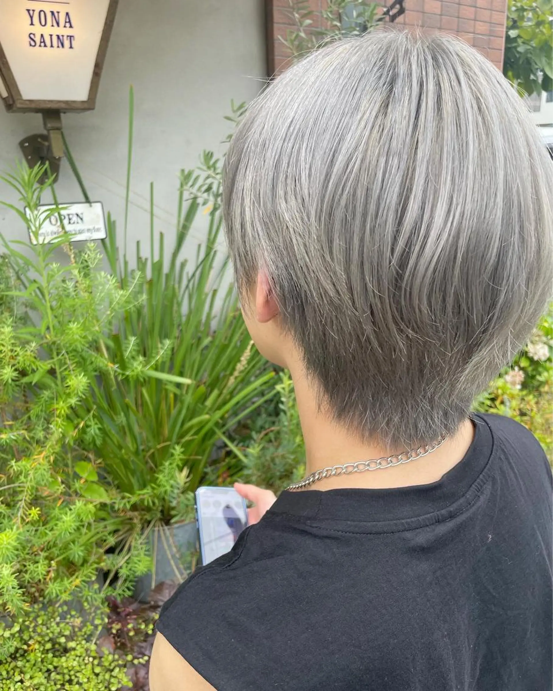 ショート カラー KURIA‪‪*⋆ஐ ブリーチ/韓国ヘアのヘアスタイル