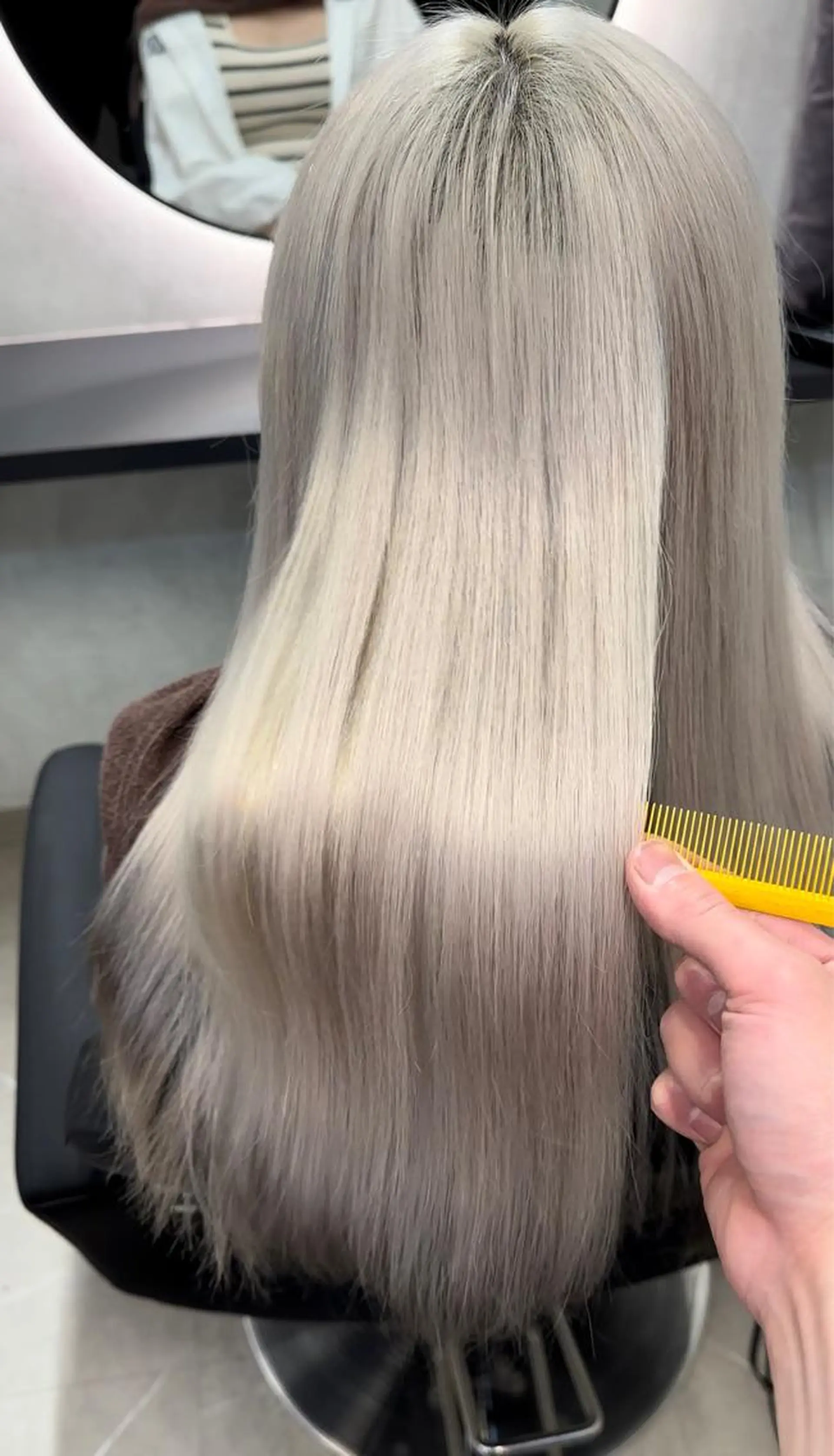 カラー XYZ所属・縮毛矯正/髪質改善 韓国風/MIKIYAのヘアスタイル