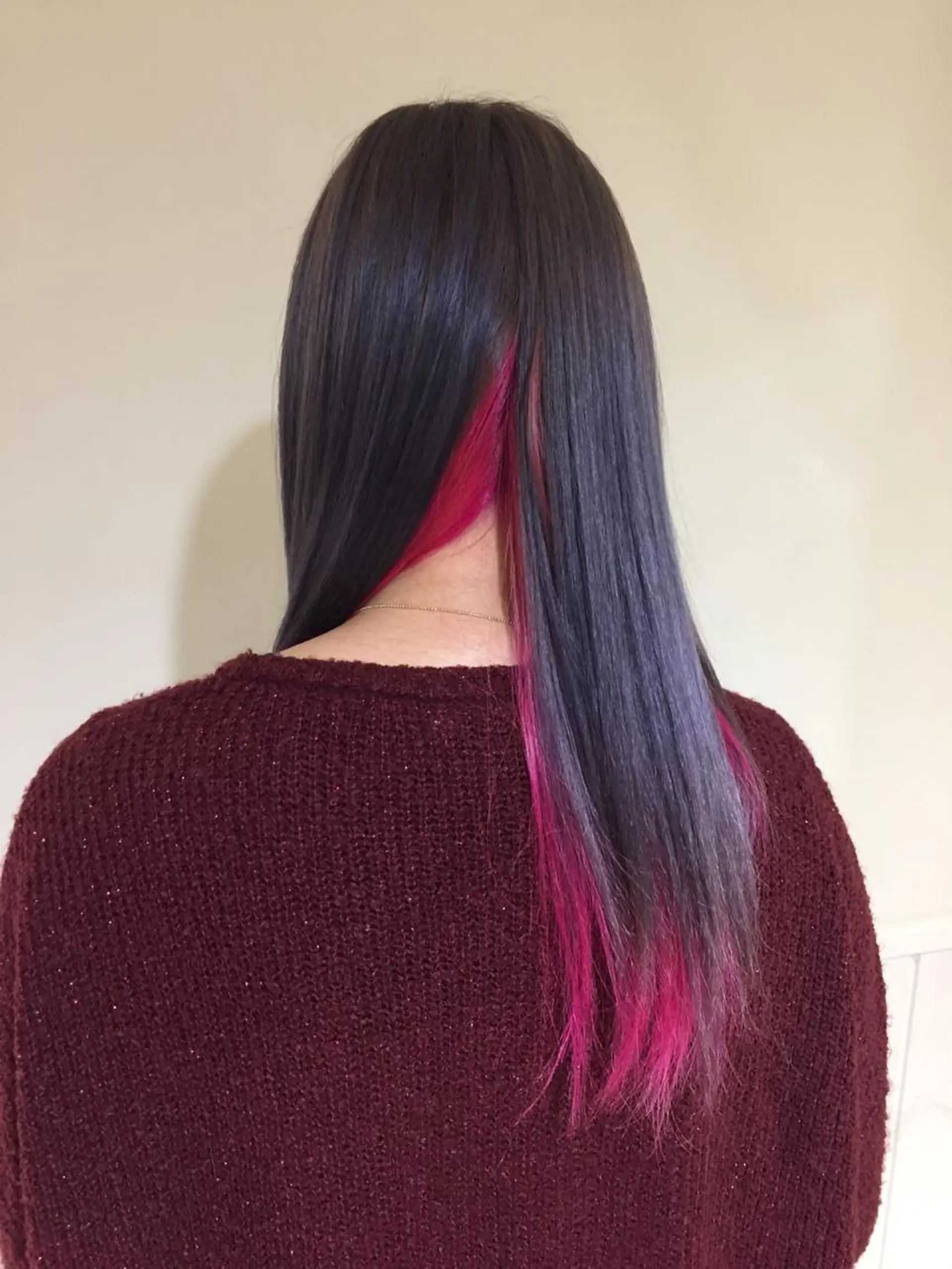 ロング カラー ヘアカラー 湯田実津希🤎 ﾐﾙｸﾃｨ専門のヘアスタイル