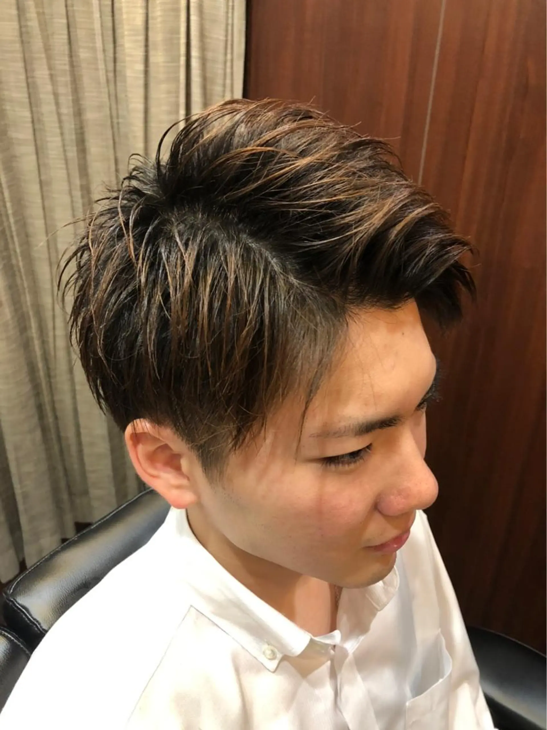 ショート メンズ 浅見 天翔のヘアスタイル