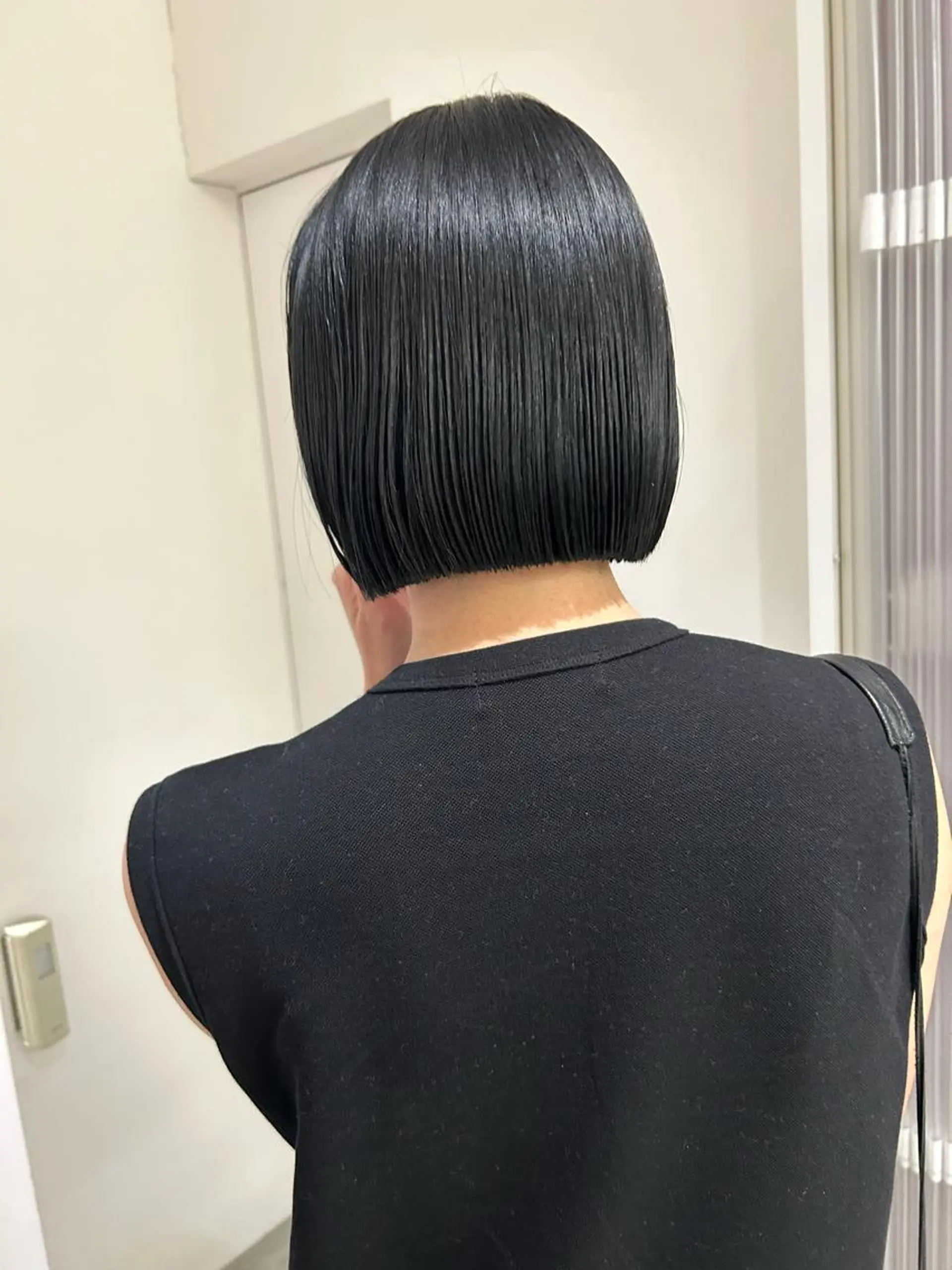 ショート カラー ボブ 、 、のヘアスタイル