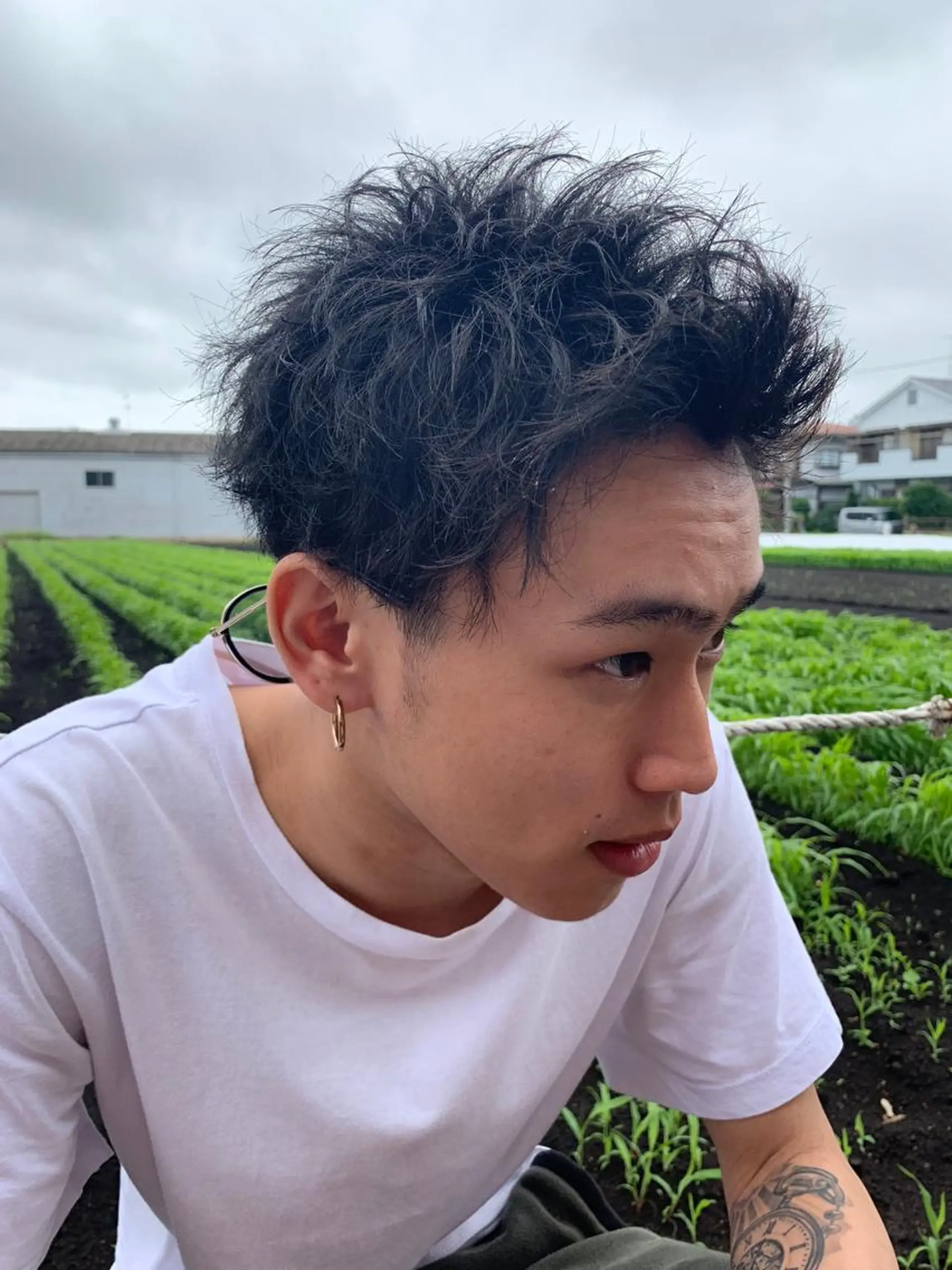 メンズ 糟谷 慈英のヘアスタイル