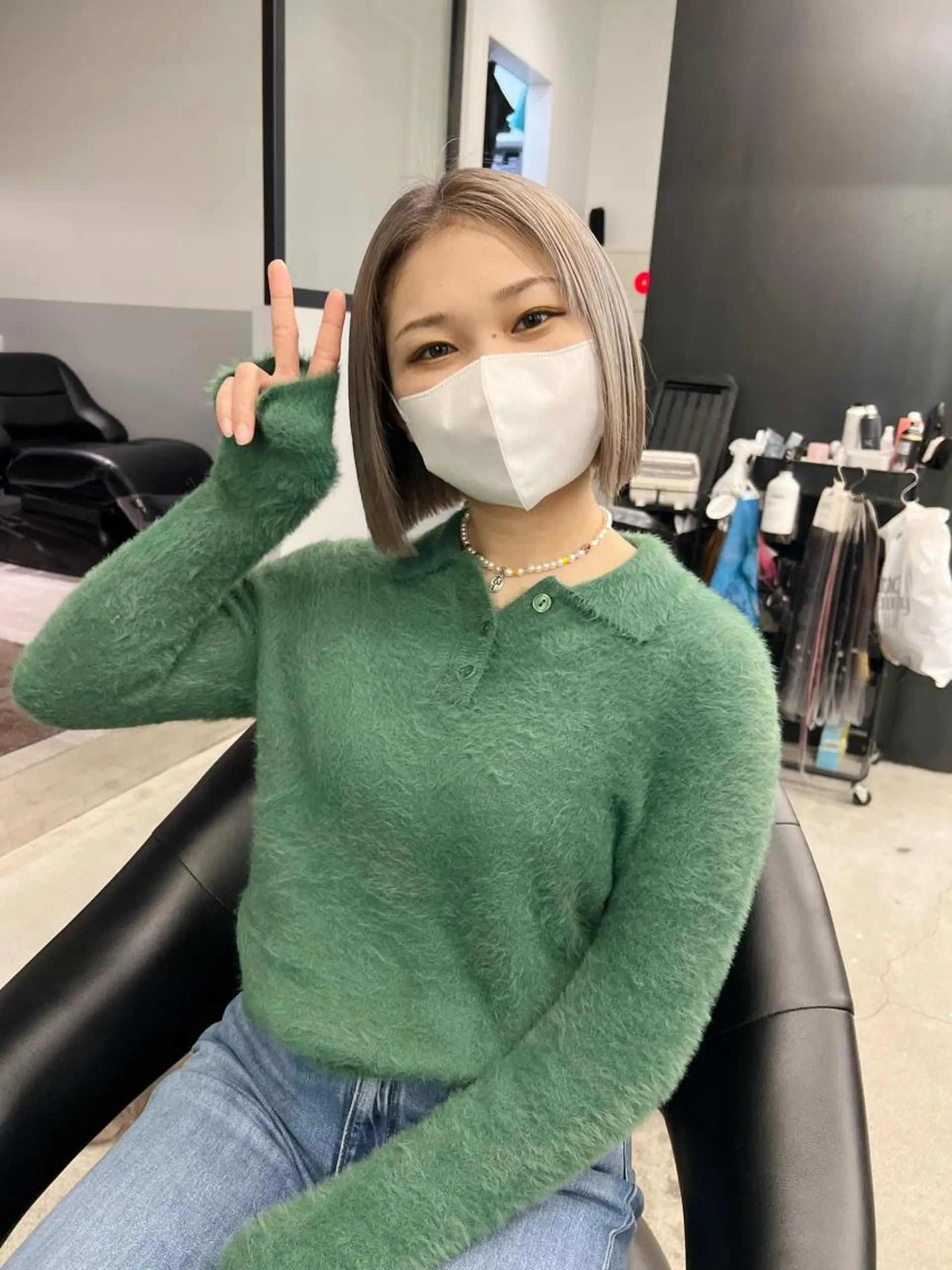 ショート カラー kimika🥑 メンズ/髪質改善のヘアスタイル