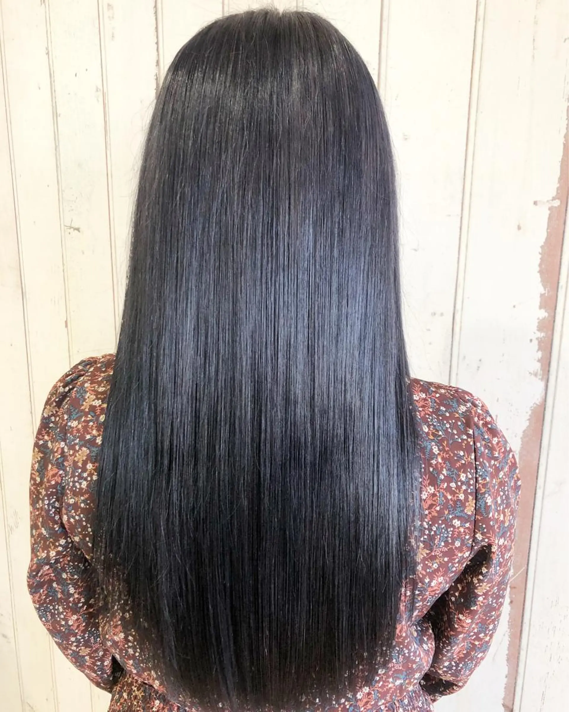 ロング カラー ハイトーンカラー 縮毛矯正 ツヤ髪質改善 💜れいな💜のヘアスタイル