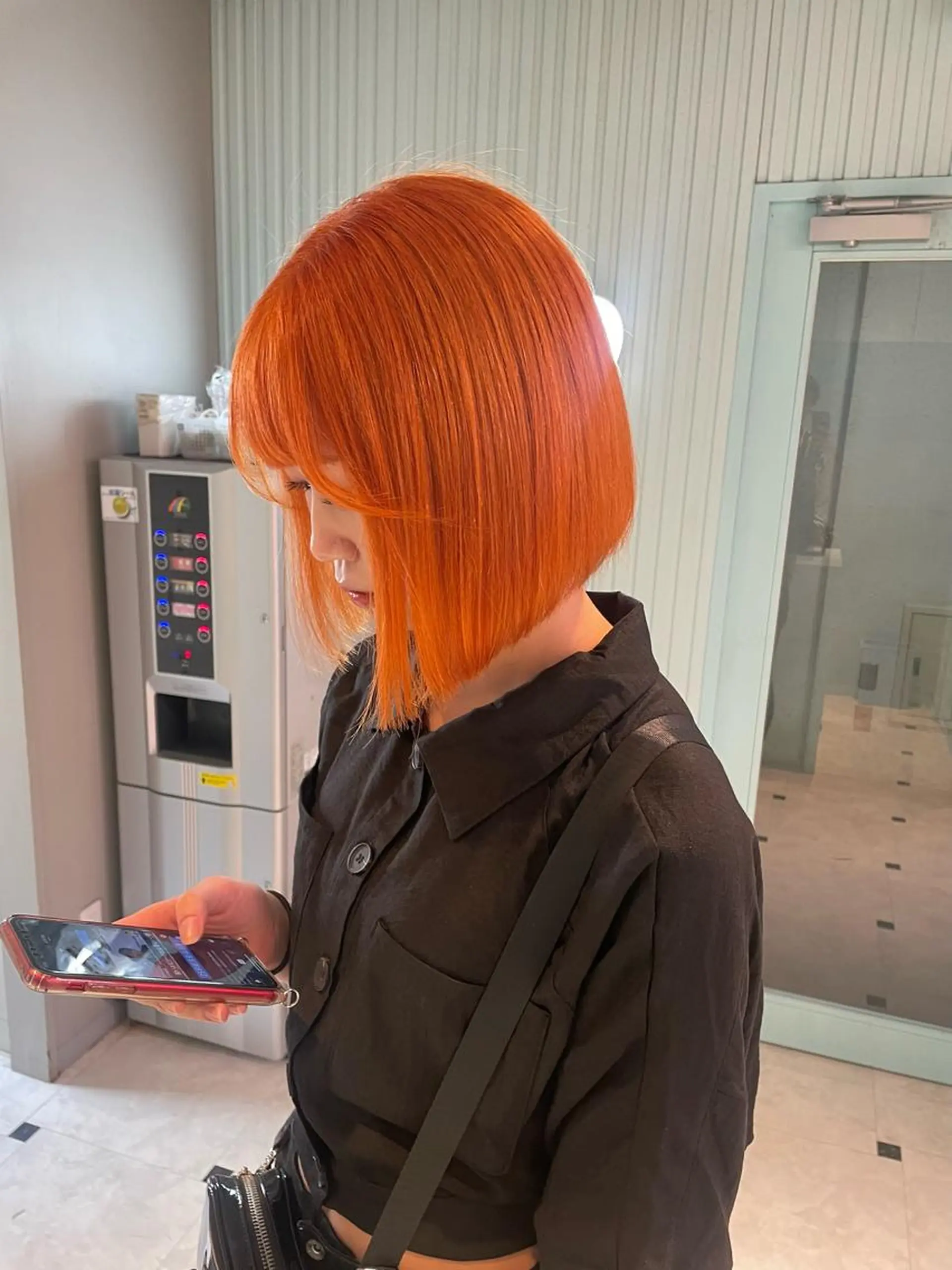 ミディアム ヘアカラー トリートメント サロウィン新宿三丁目East所属・💕冬モテ×上品色気 モテヘア💕山田航介のヘアスタイル