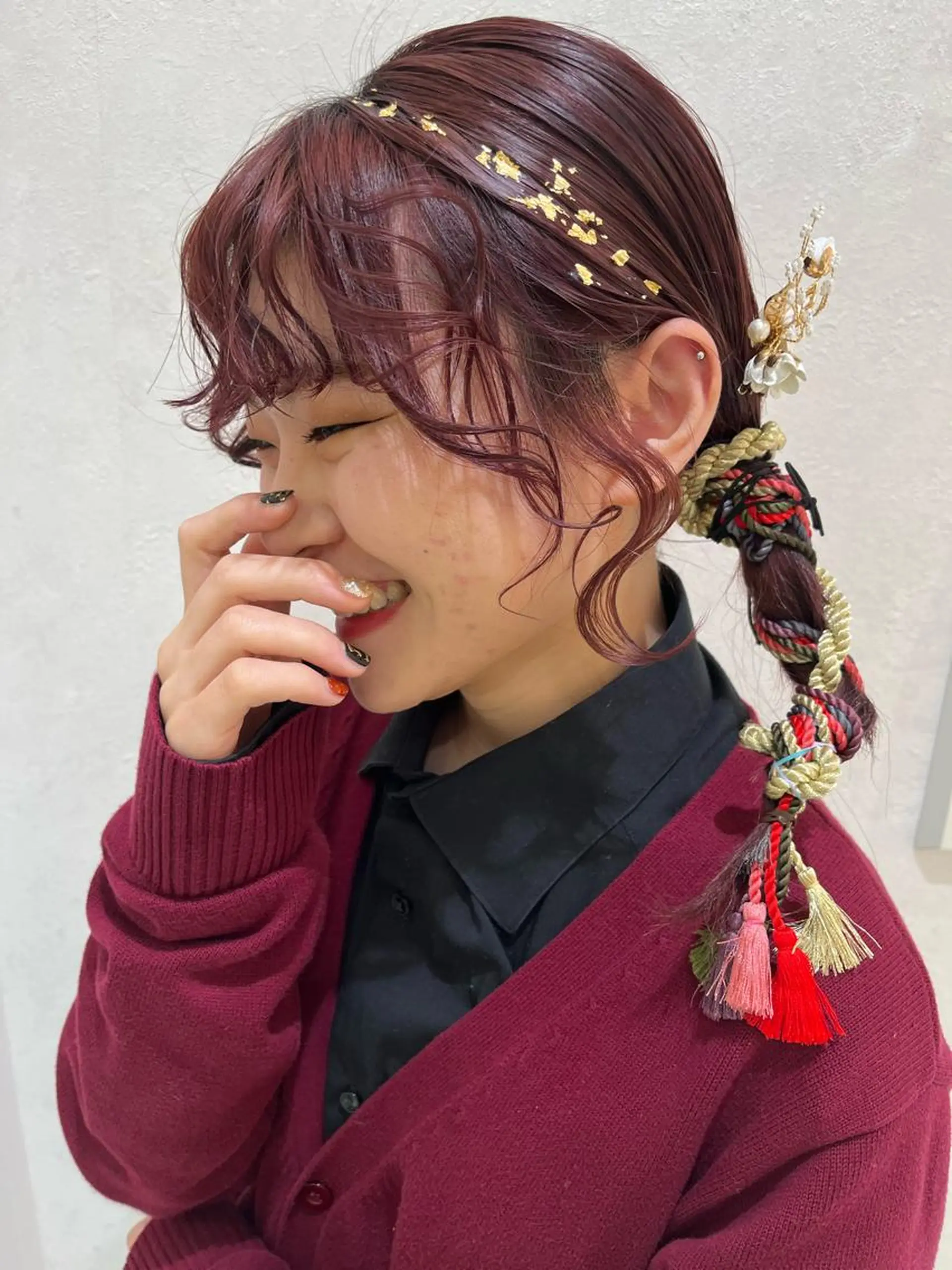 ミディアム カラー ヘアアレンジ 🌼sunc HINAMI🌼のヘアスタイル