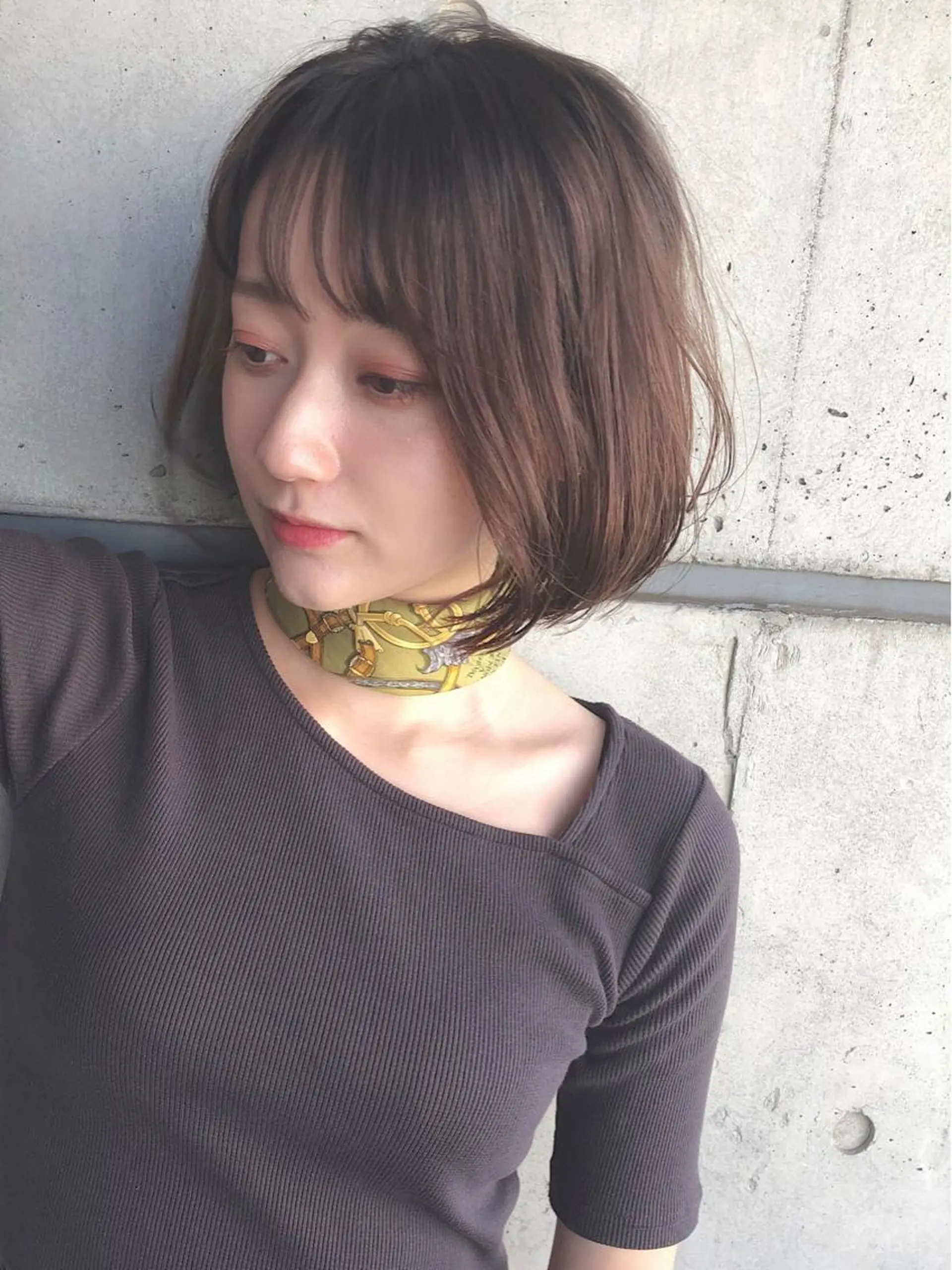 ショート カラー パーマ ヘアカラー トリートメント 🍊千葉 未来🍊店長のヘアスタイル