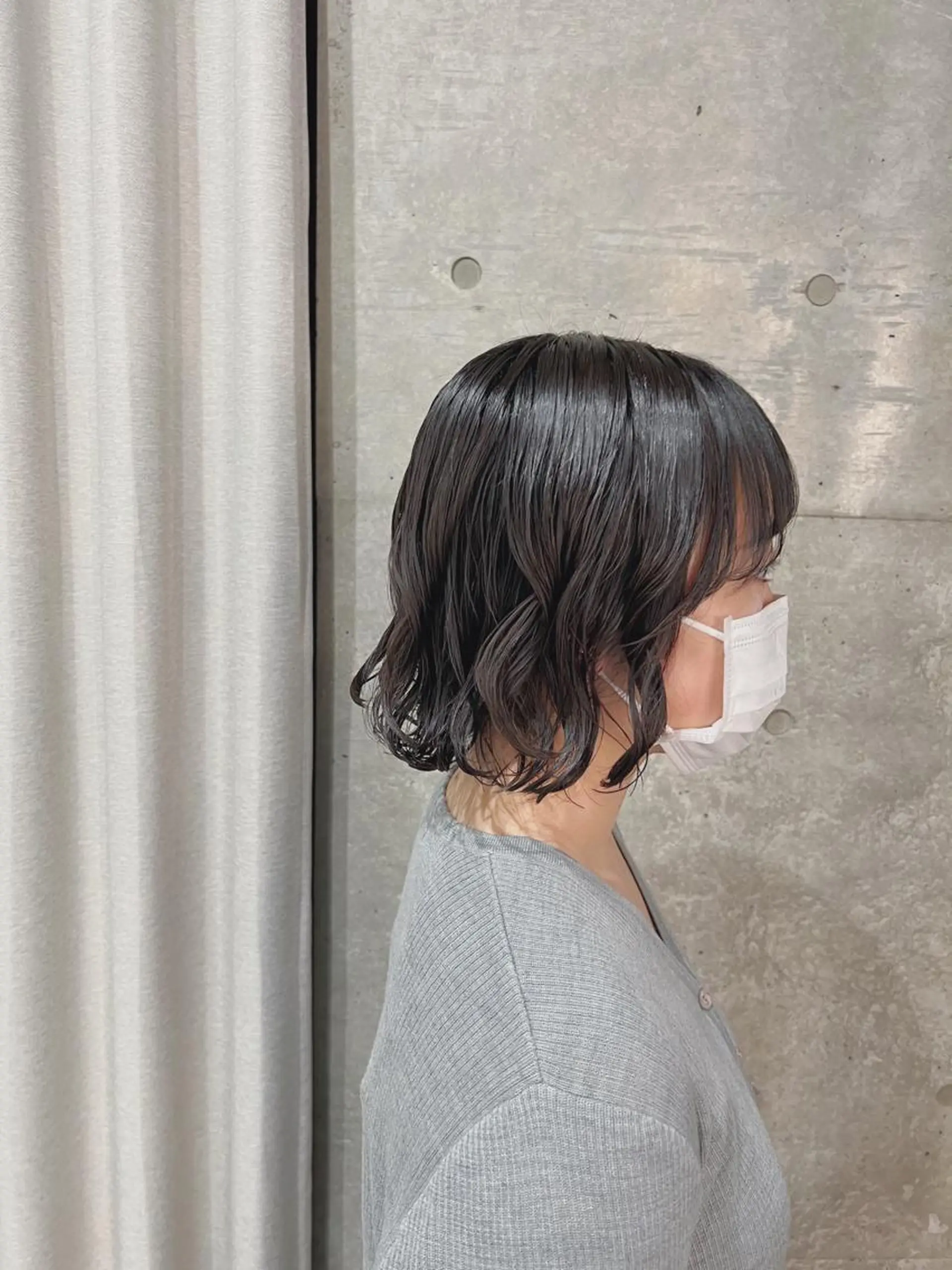 パーマ ボブパーマコテ巻き風 パーマNo1深江秀平のヘアスタイル