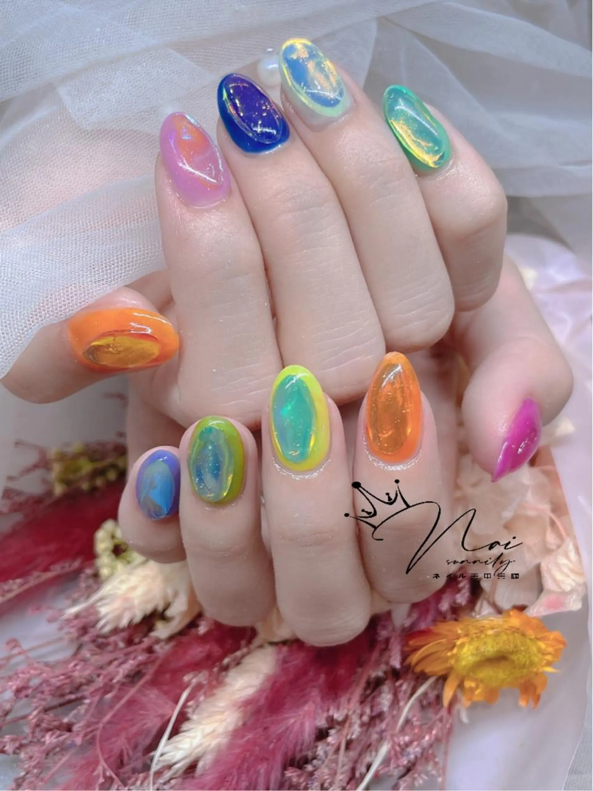 ネイル 長さだし専門店 M2　rikaのネイルデザイン